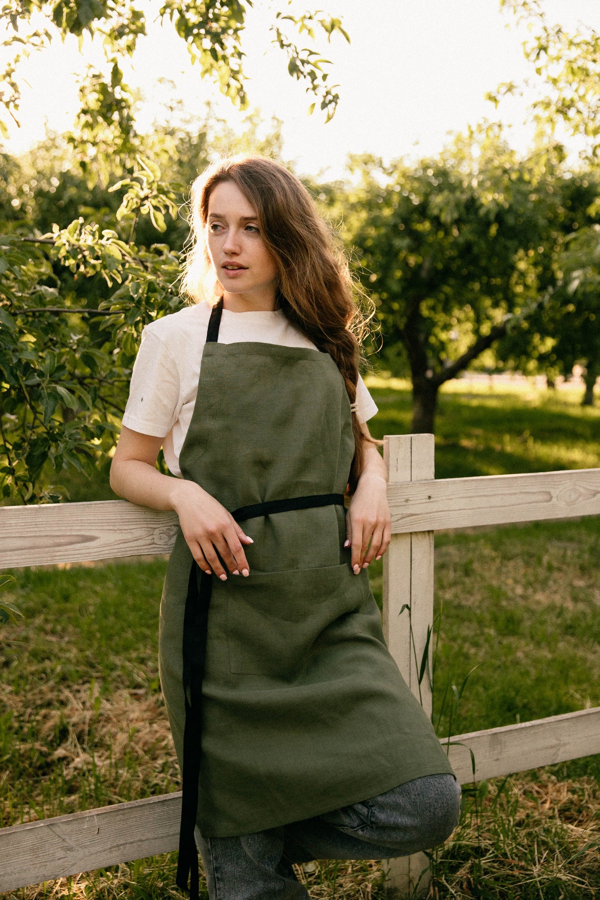Classic Linen Chef Aprons