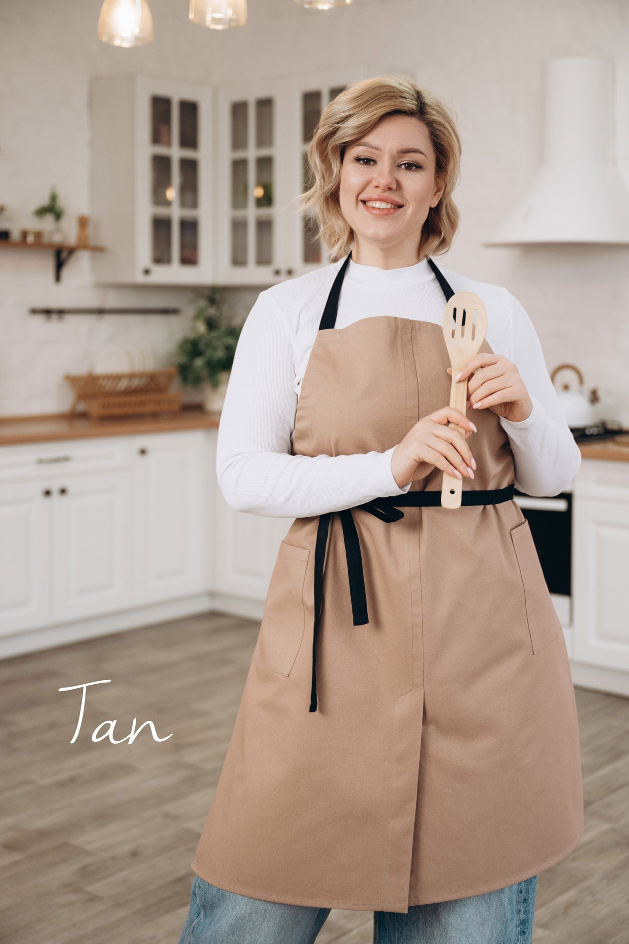 Natural Linen Artist Apron