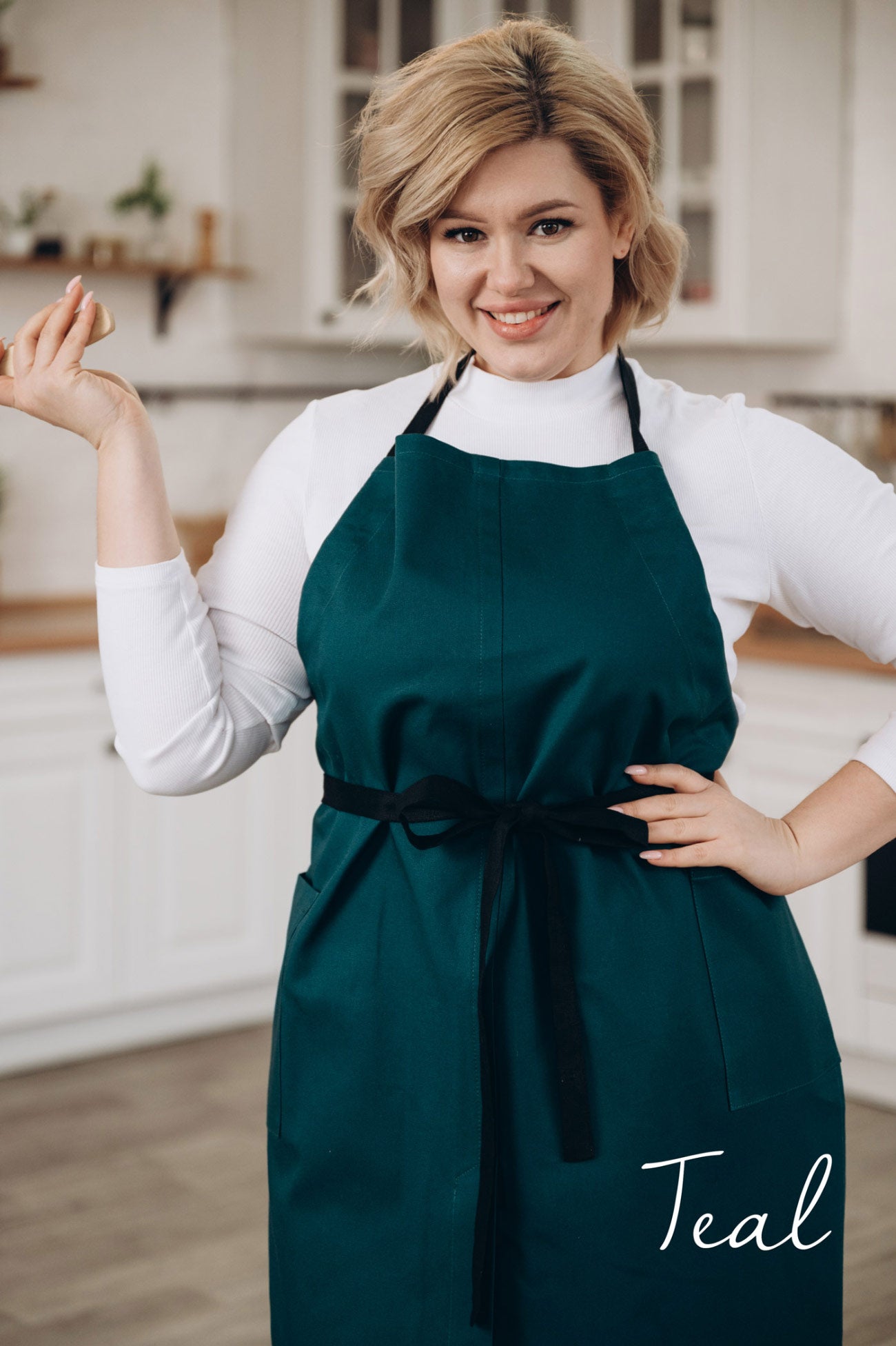 Natural Linen Artist Apron