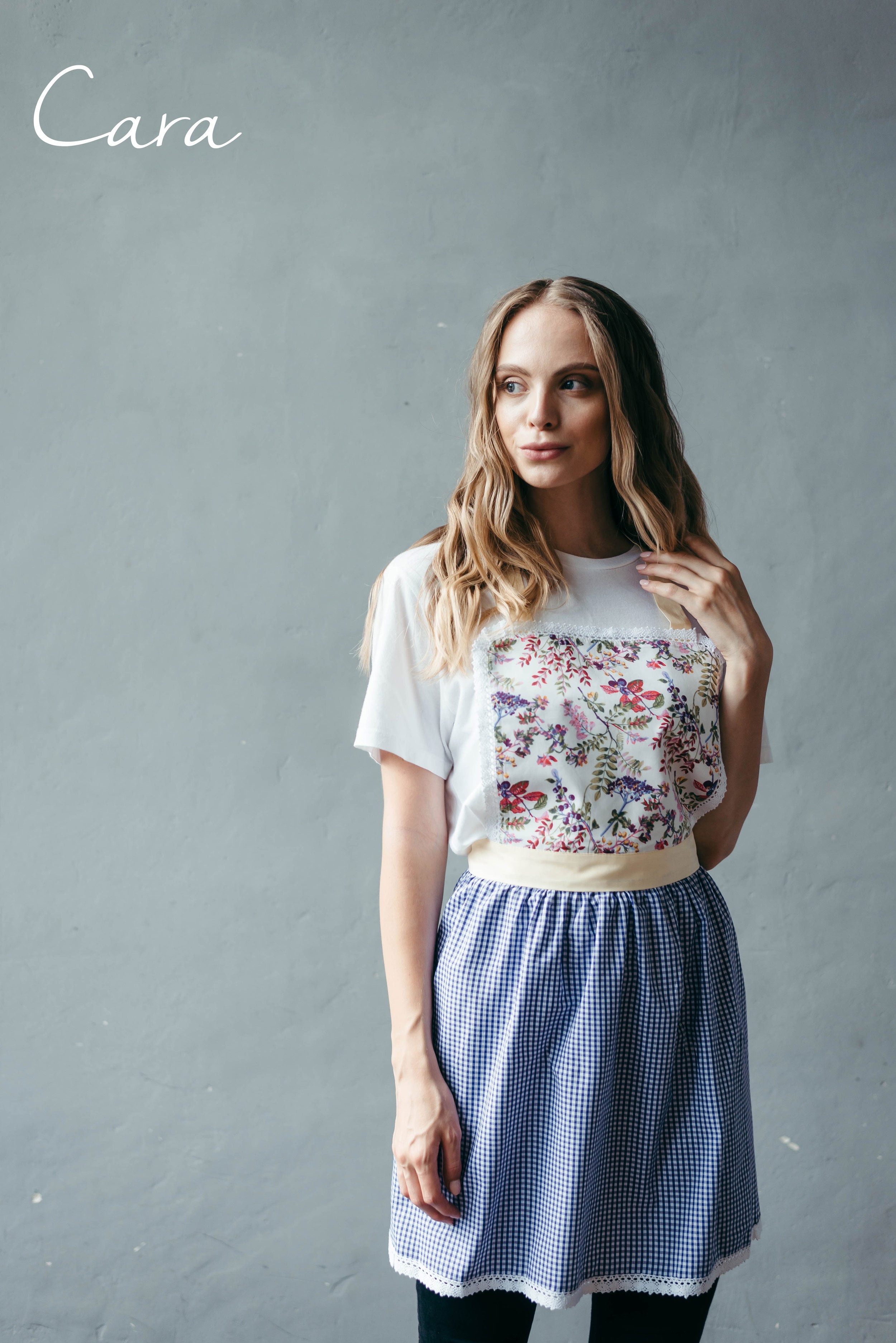 Kids' Personalised Aprons | Purple, Floral & Polka Dot Prints