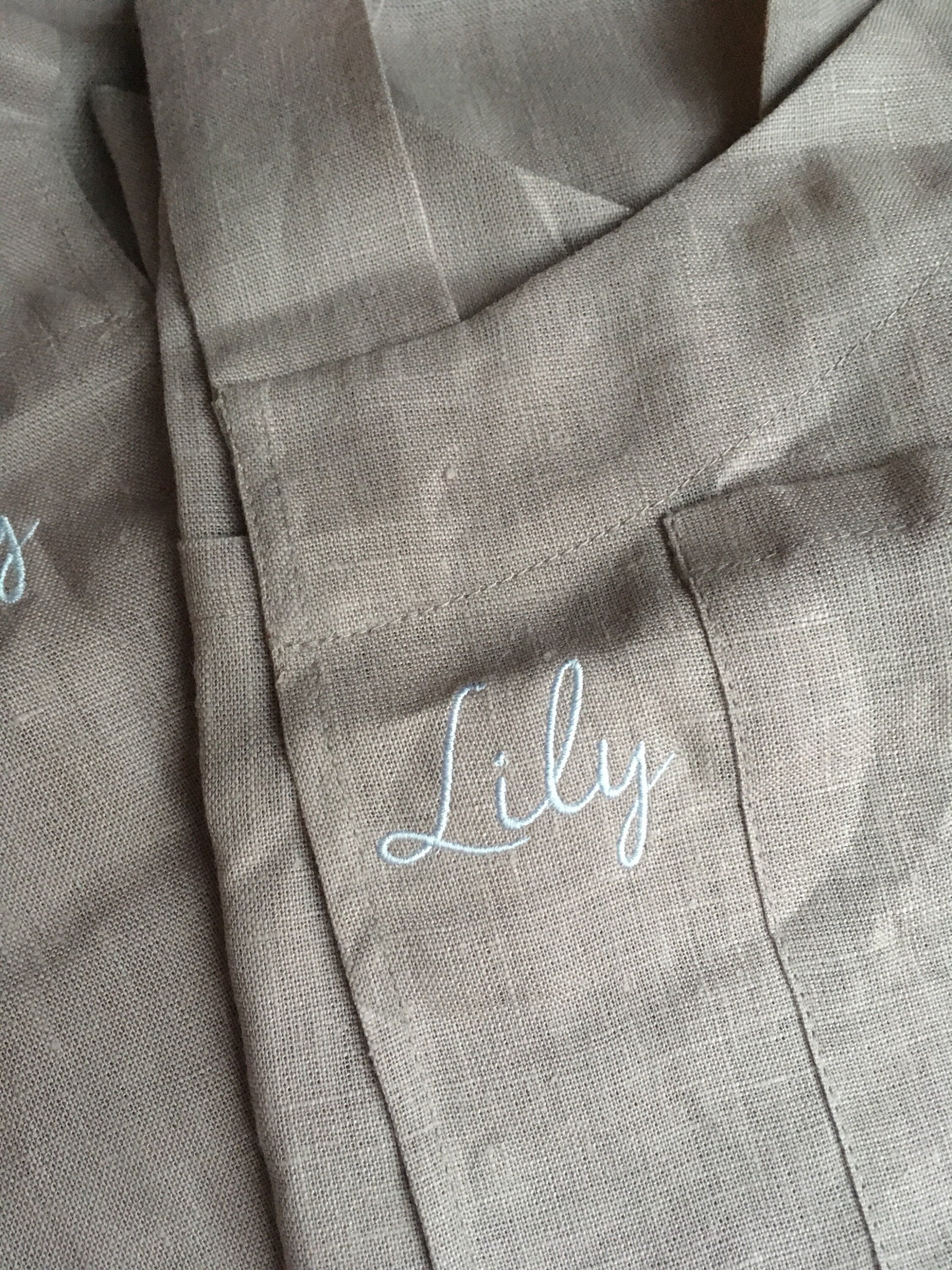 Personalise with Embroidery | Add Text or Monogram