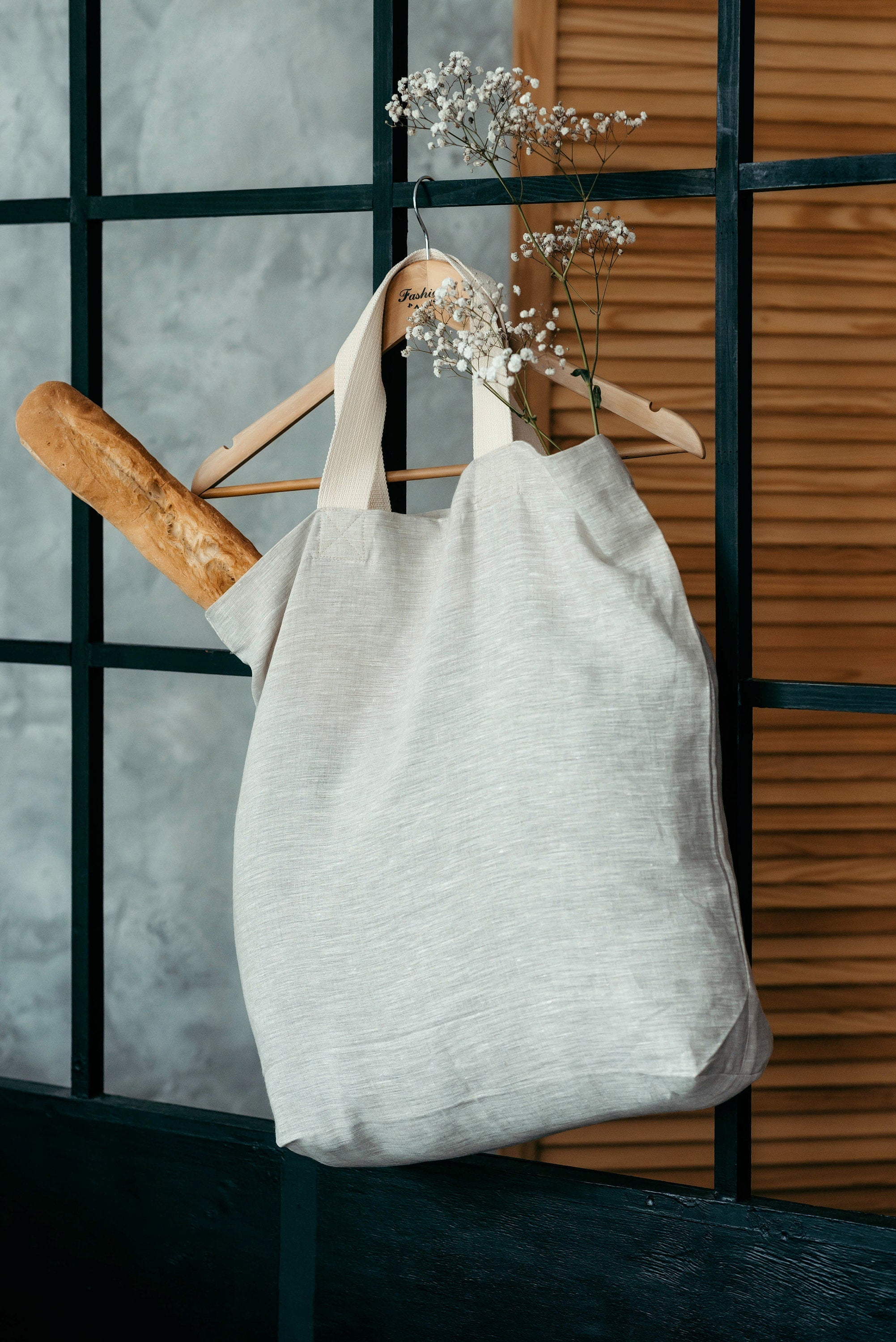Linen Shopper Bag