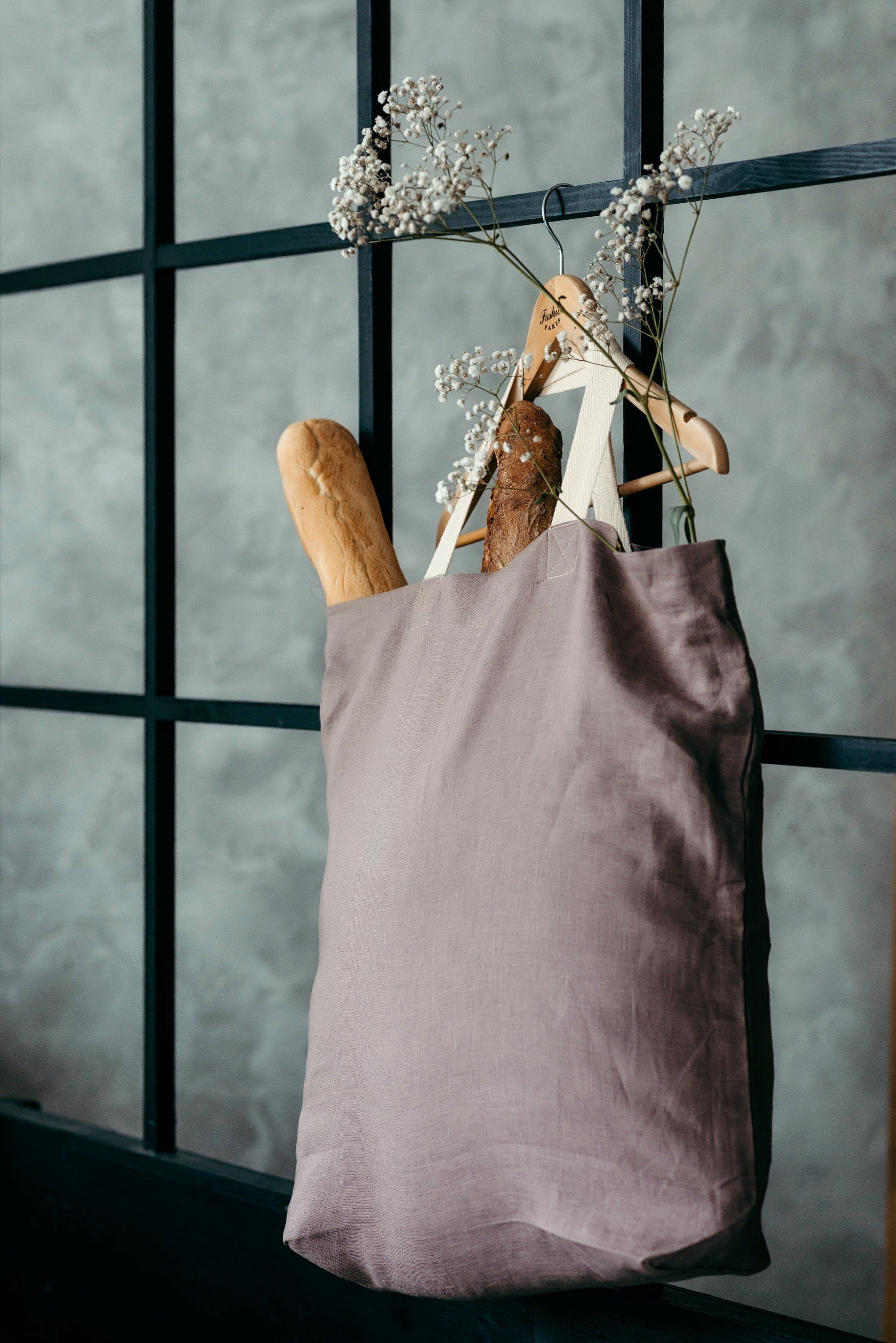 Linen Shopper Bag