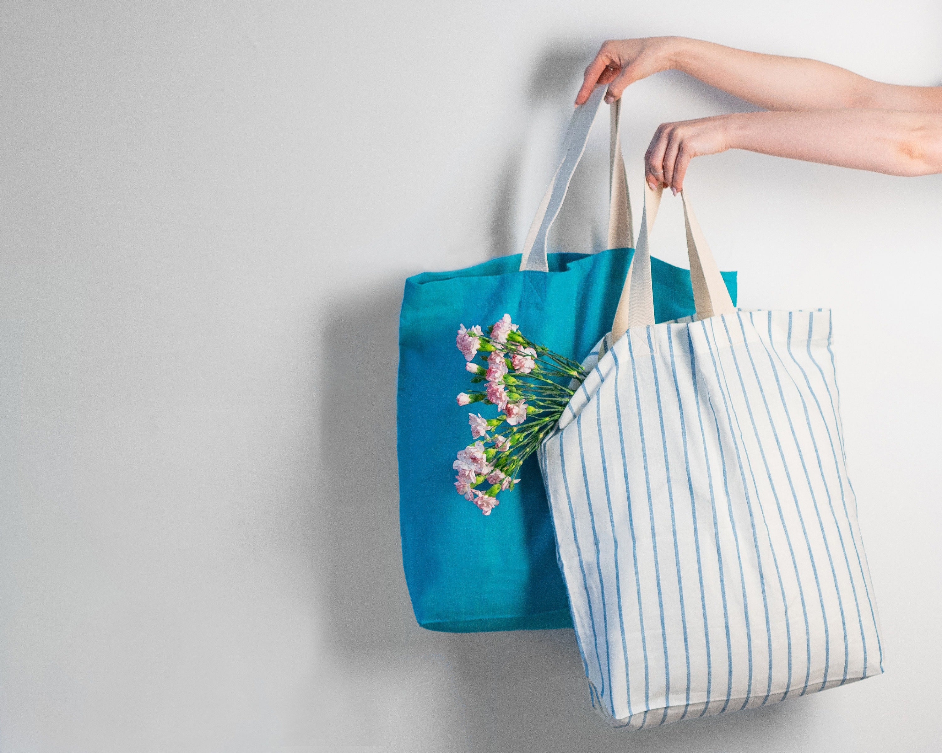 Linen Shopper Bag