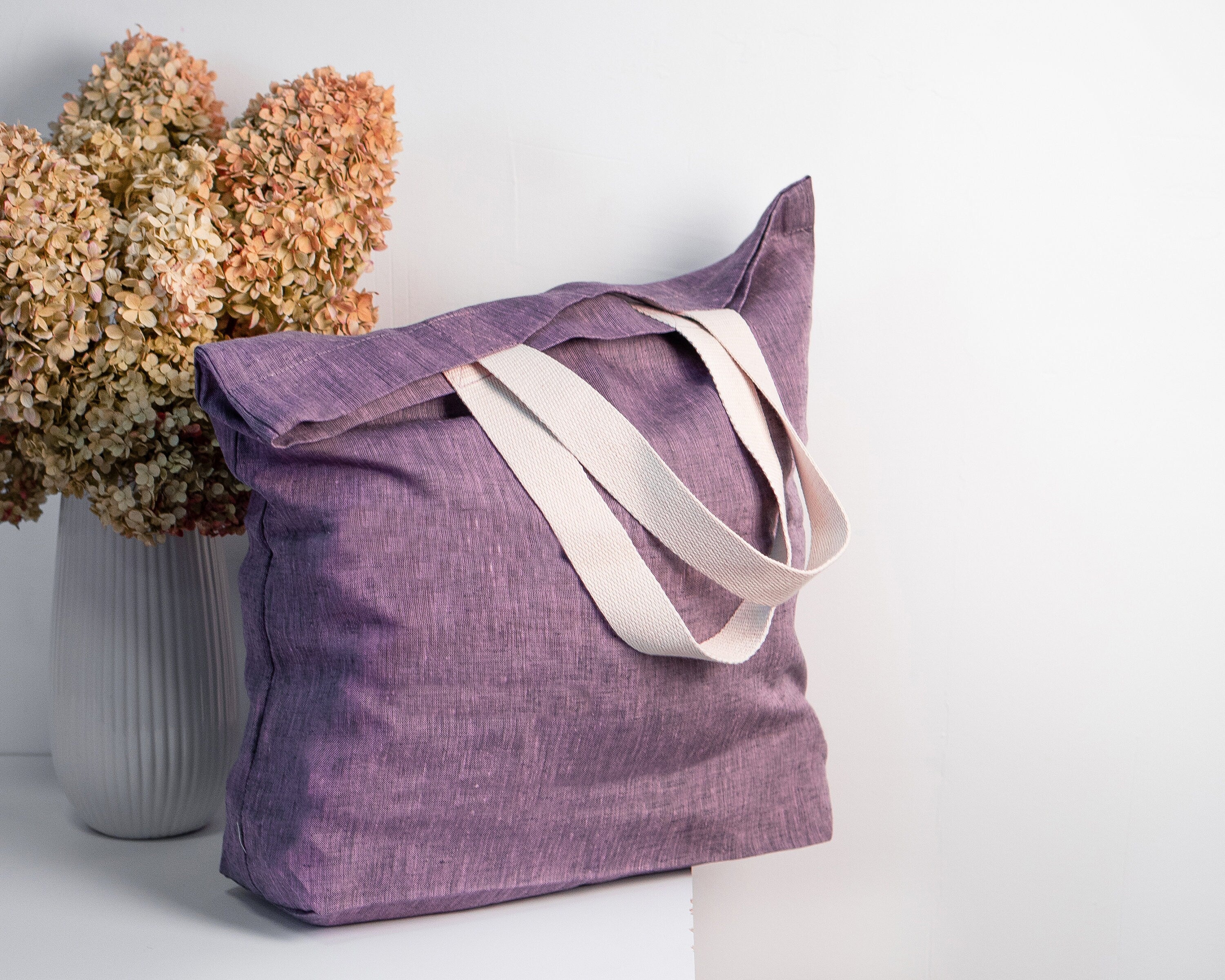 Linen Shopper Bag