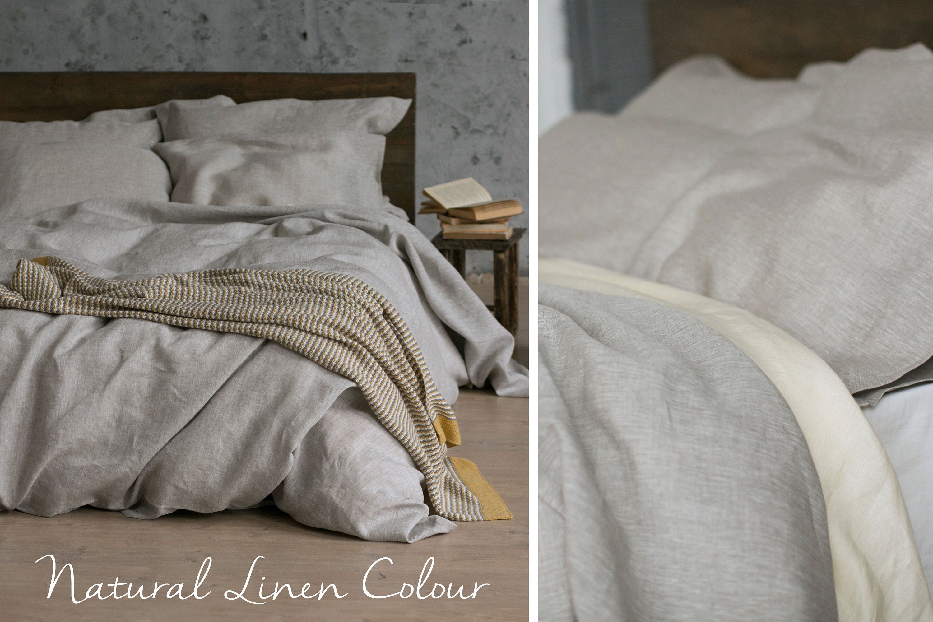 Linen Bedding – Double & King Duvet Covers | Pillowcases