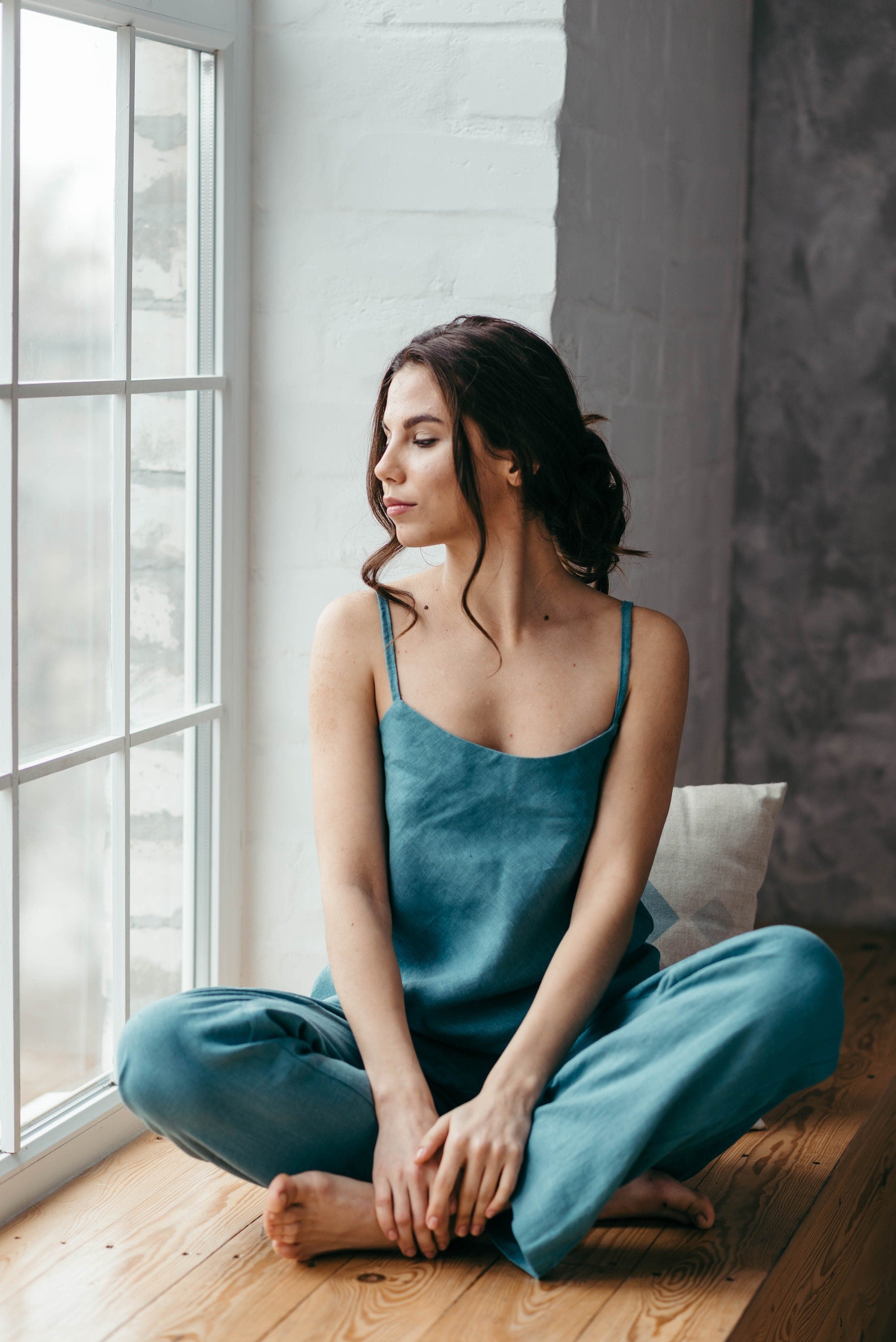 Natural Linen Pyjama Set