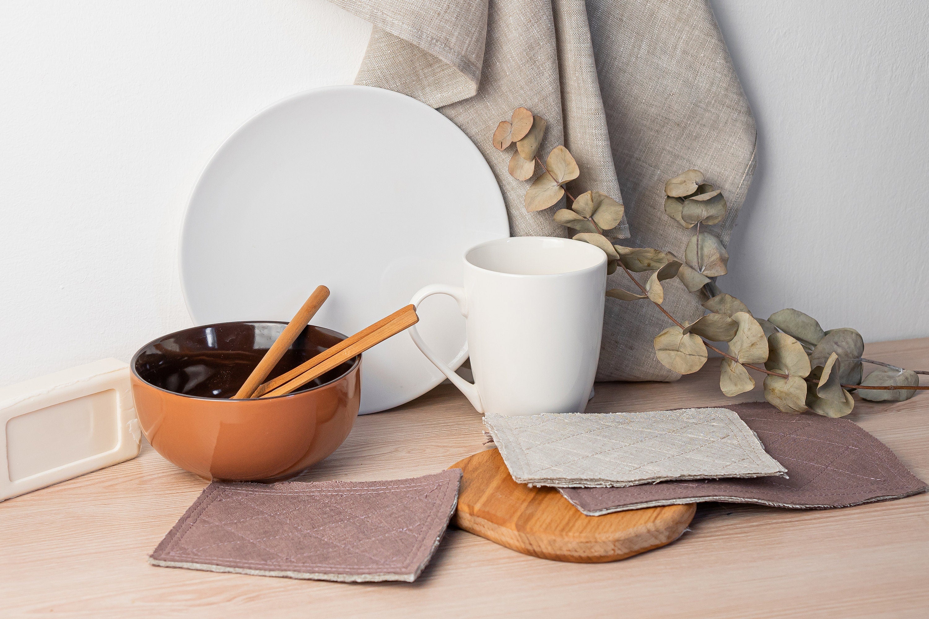linen Tea Towels & Napkins