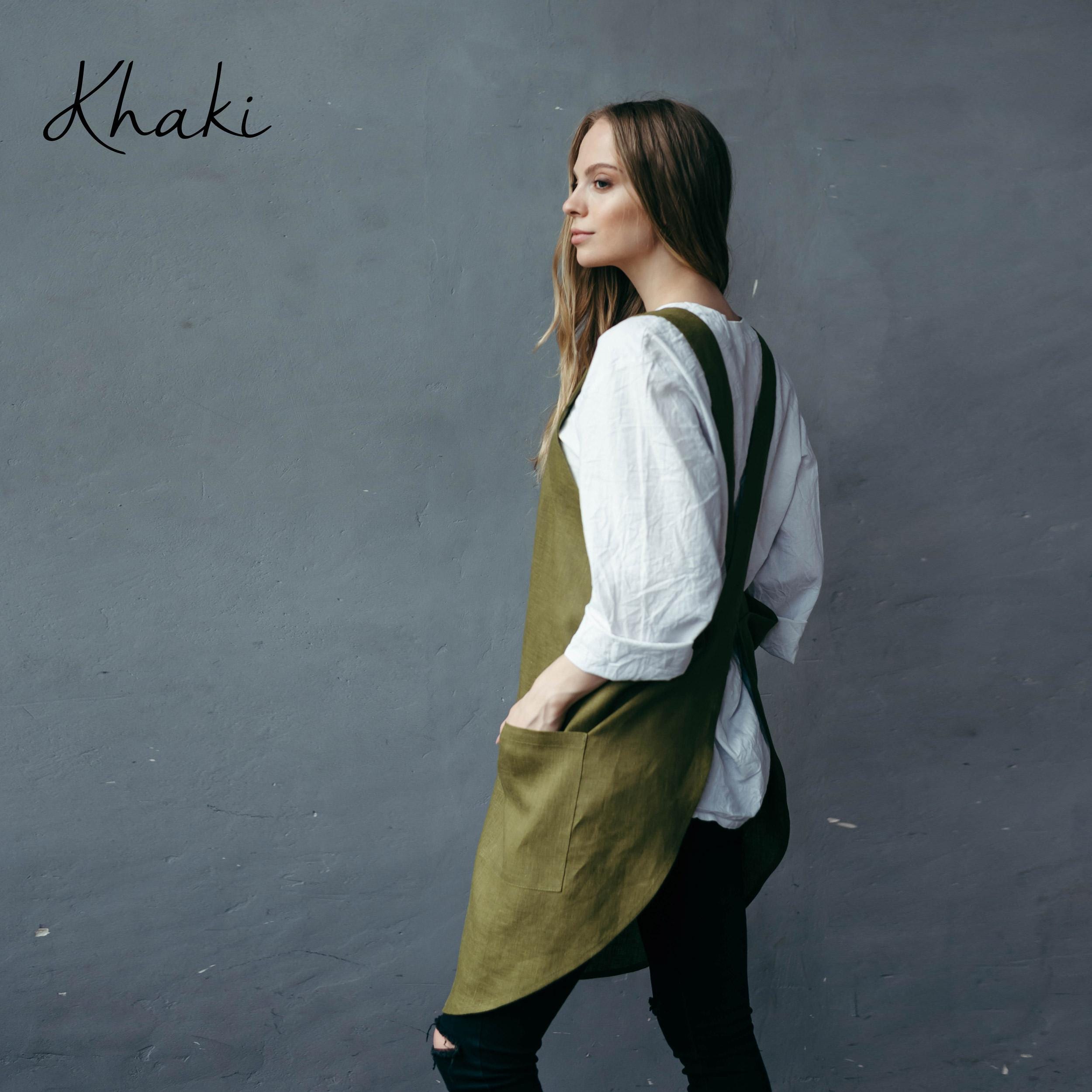 Japanese Pinafore Apron for Women