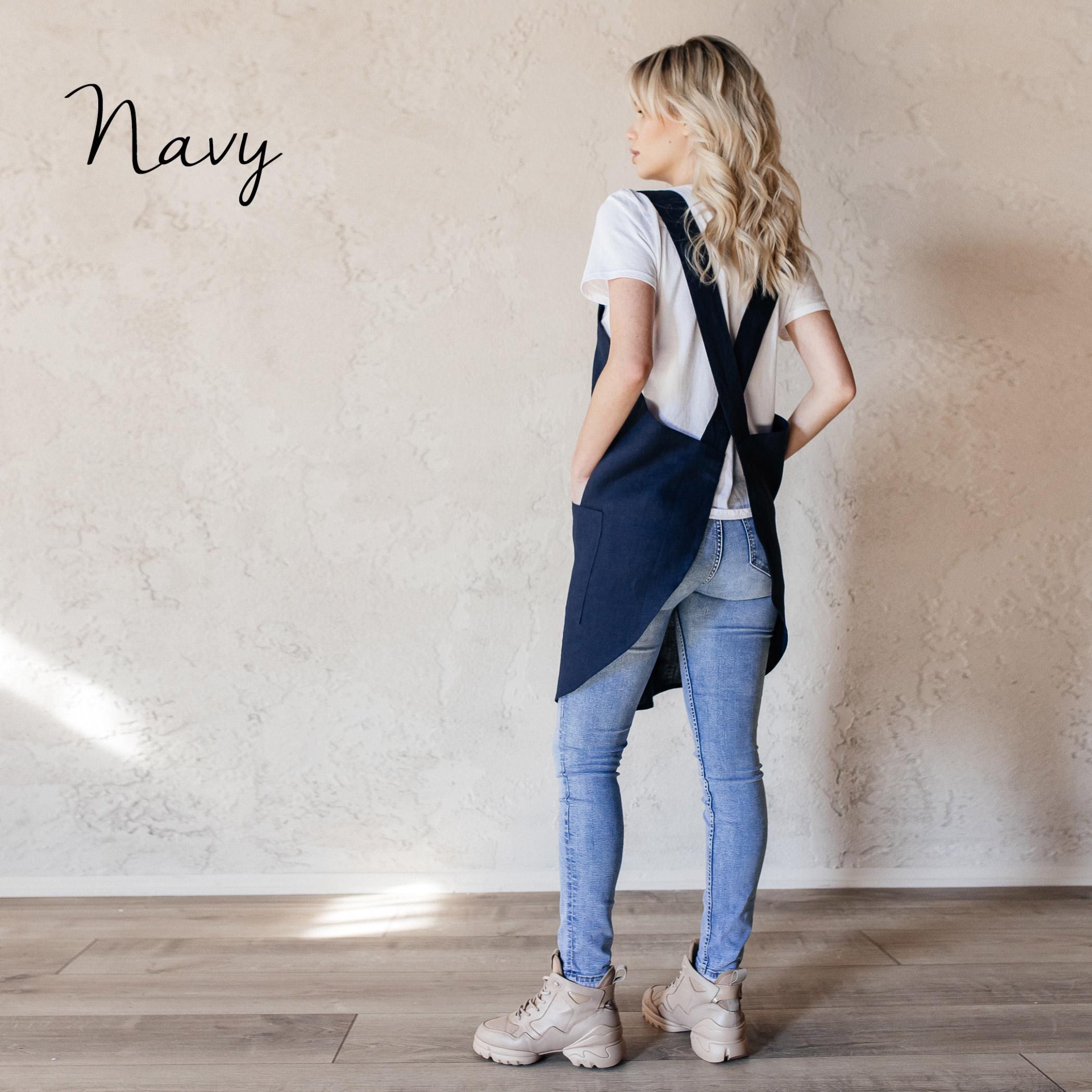 Japanese Pinafore Apron for Women