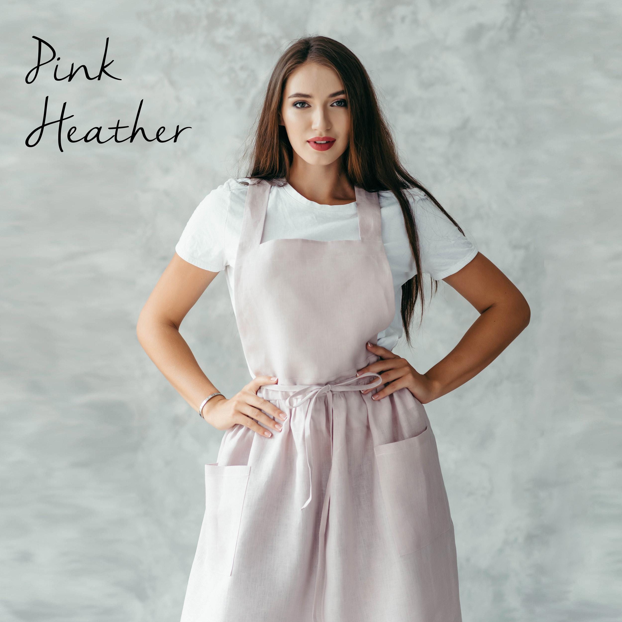 Linen Kitchen Apron | Women’s Pinafore Style