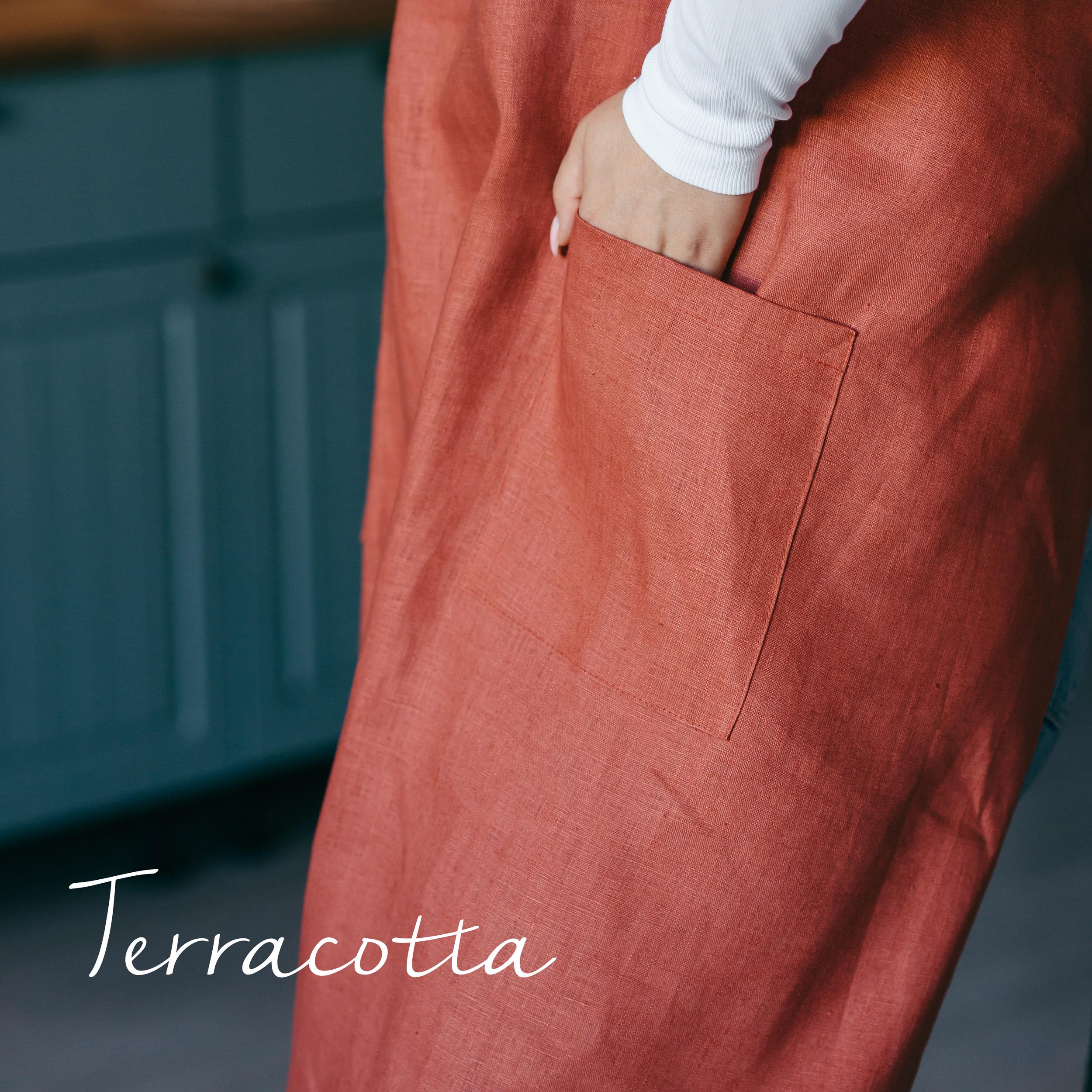 Linen Split Leg Craft Apron