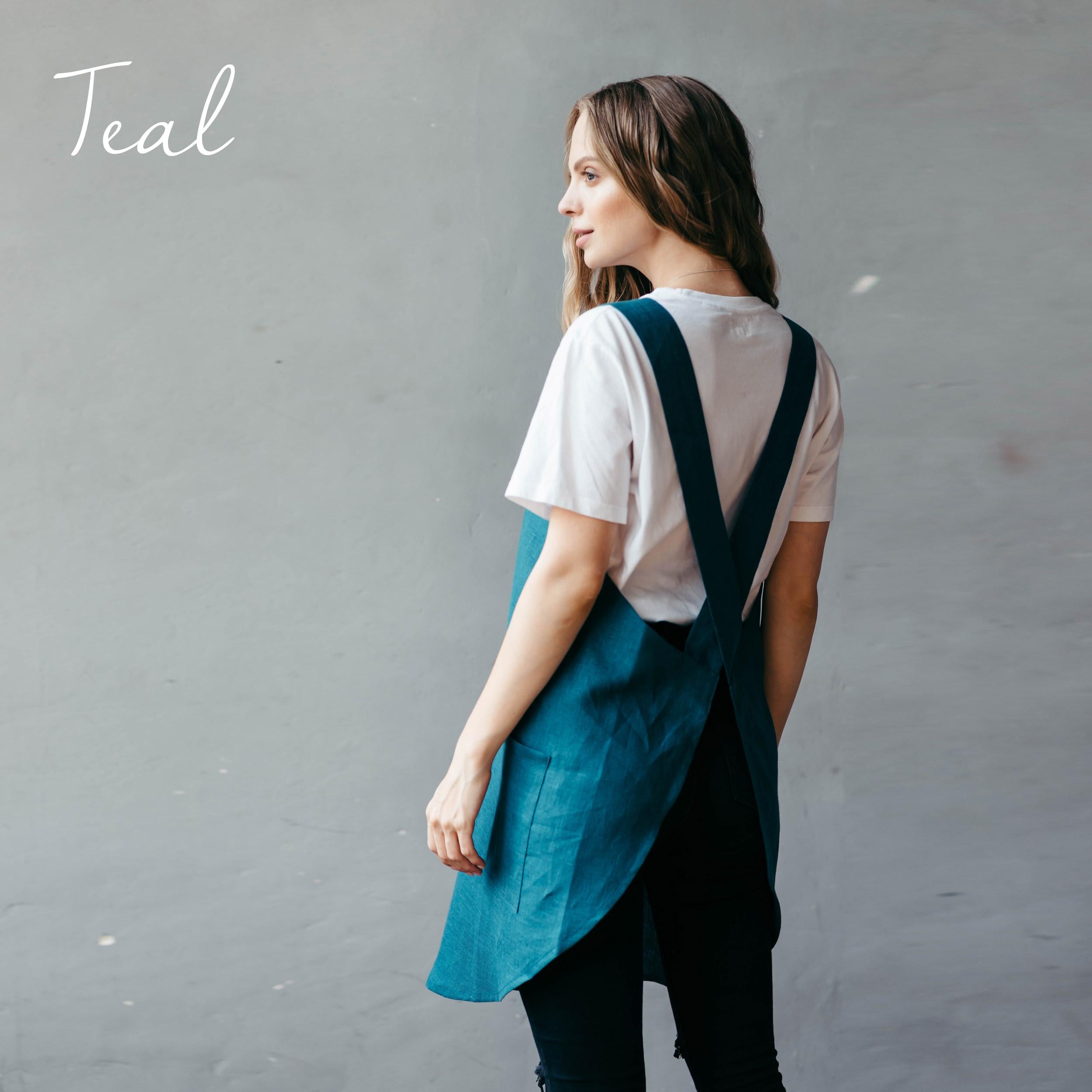 Japanese Pinafore Apron for Women
