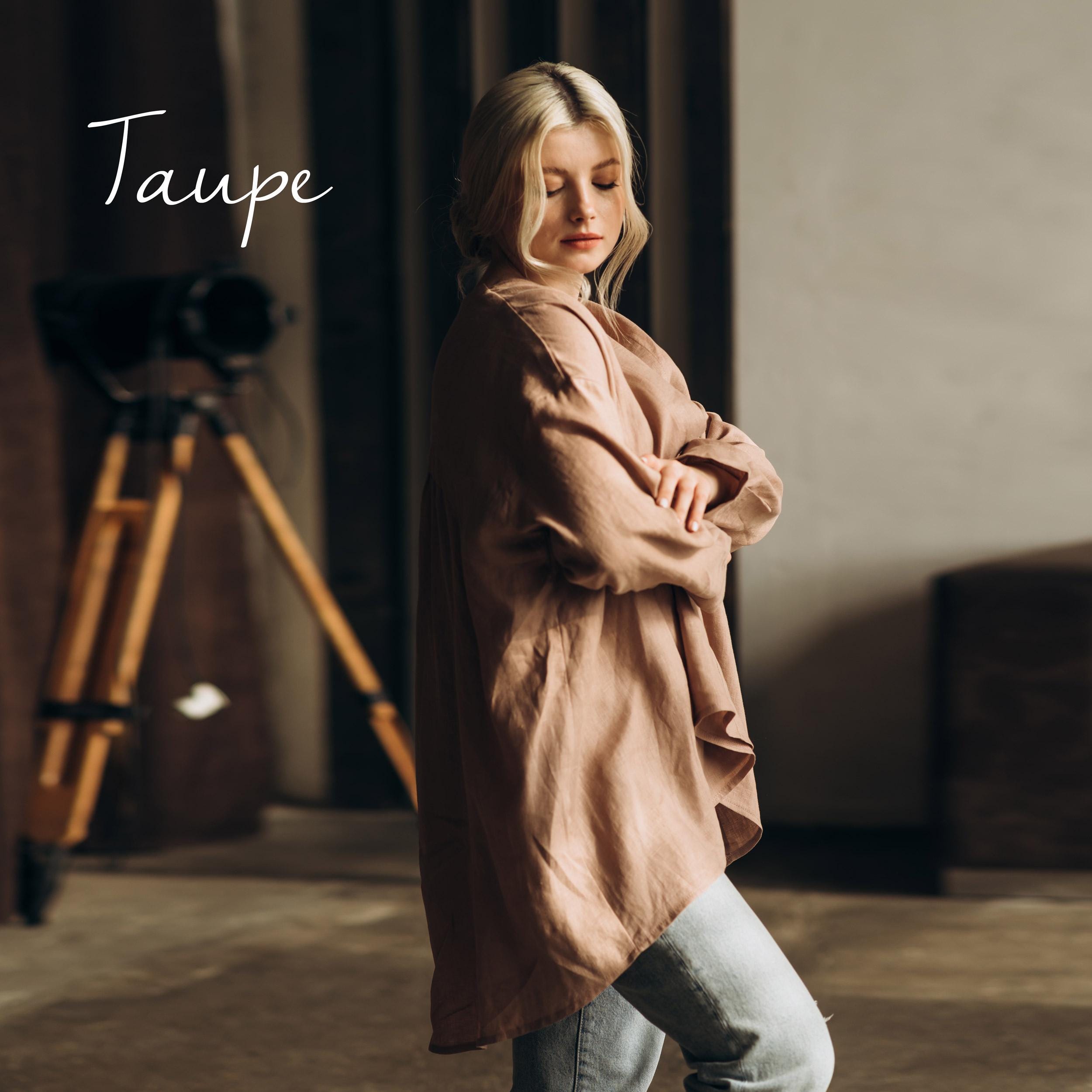 Oversized Linen Shirt for Women