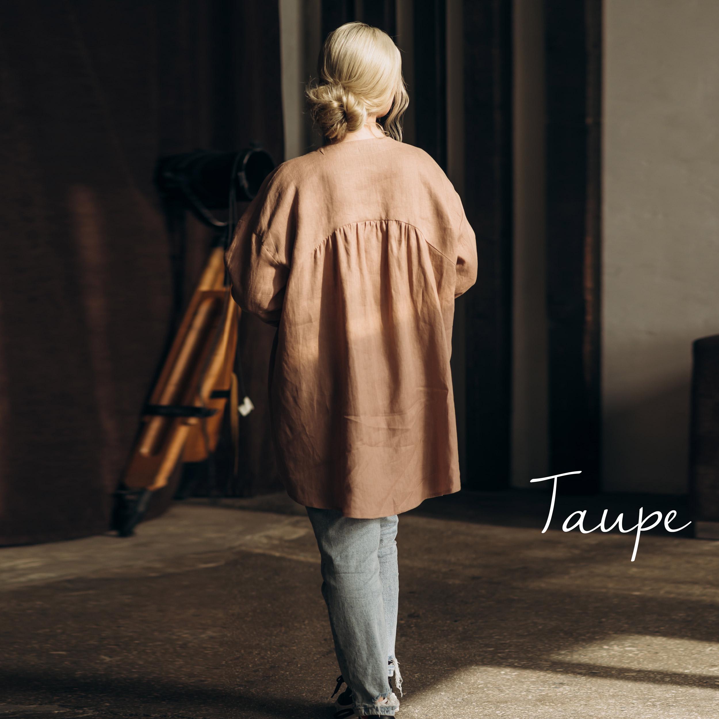 Oversized Linen Shirt for Women