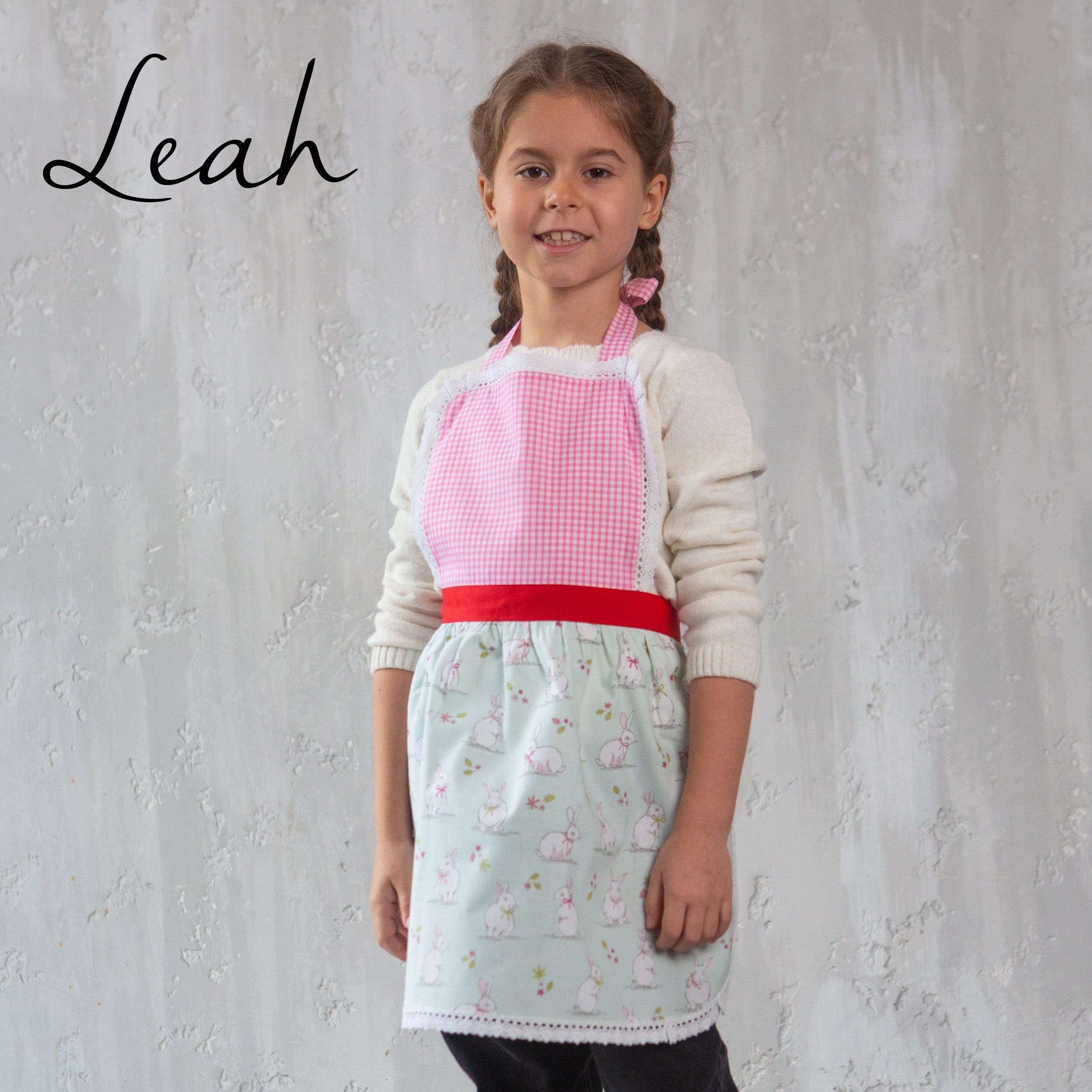 Kids’ Personalised Aprons | Reds Prints, Polka Dots and Florals