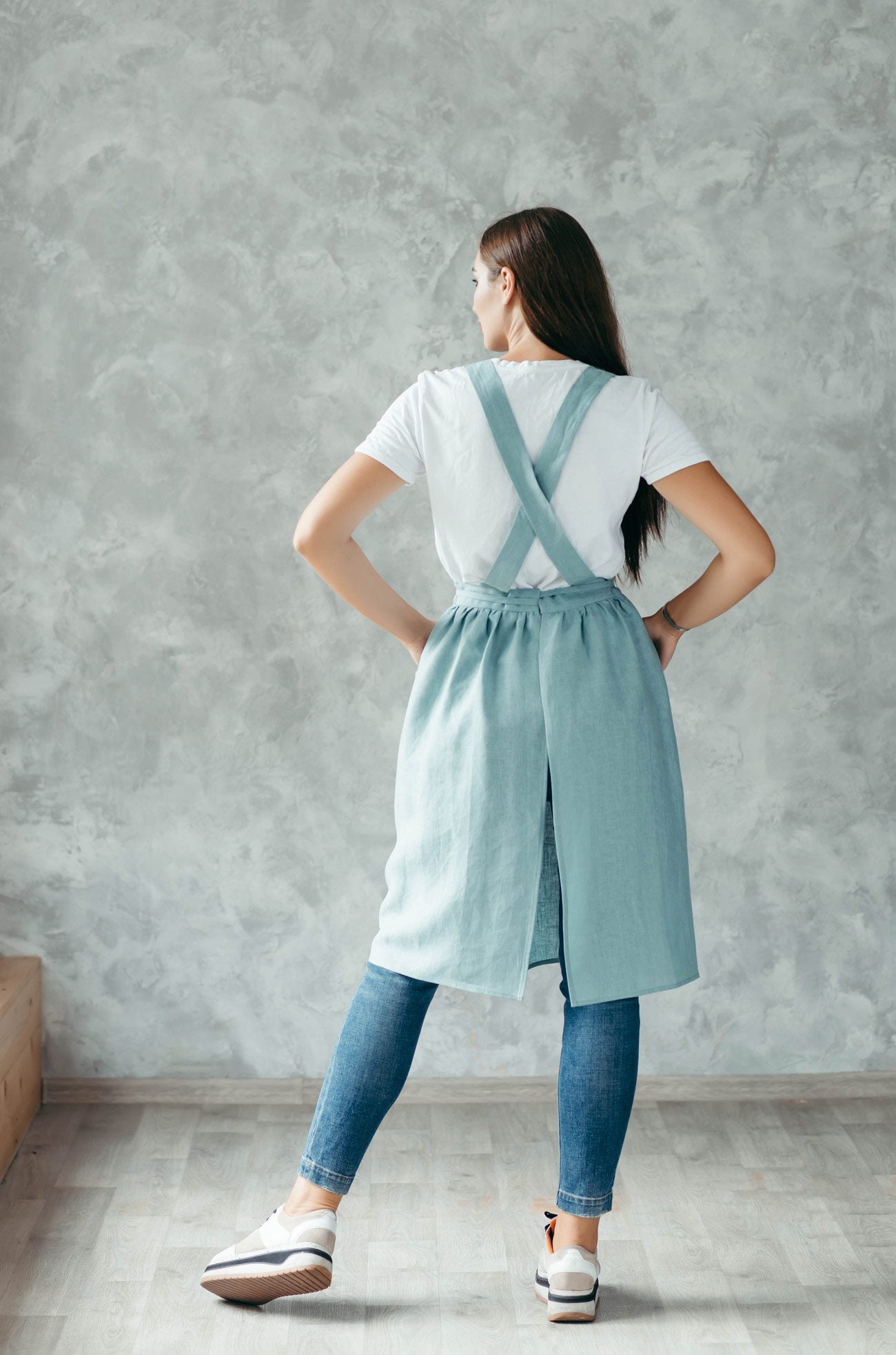 Women’s Pinafore Dress Apron | Farmhouse Style