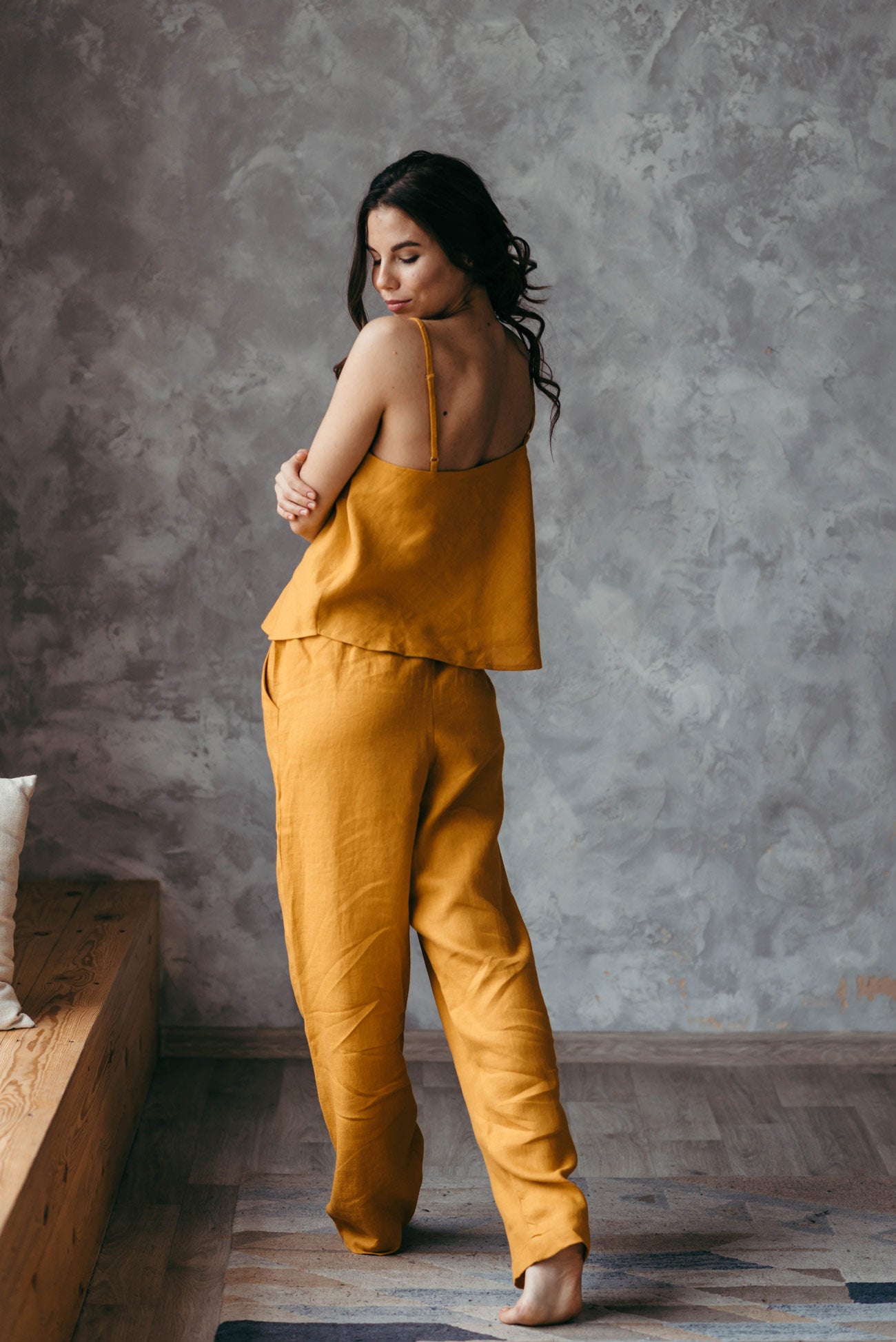 Washed Linen Pyjama Set