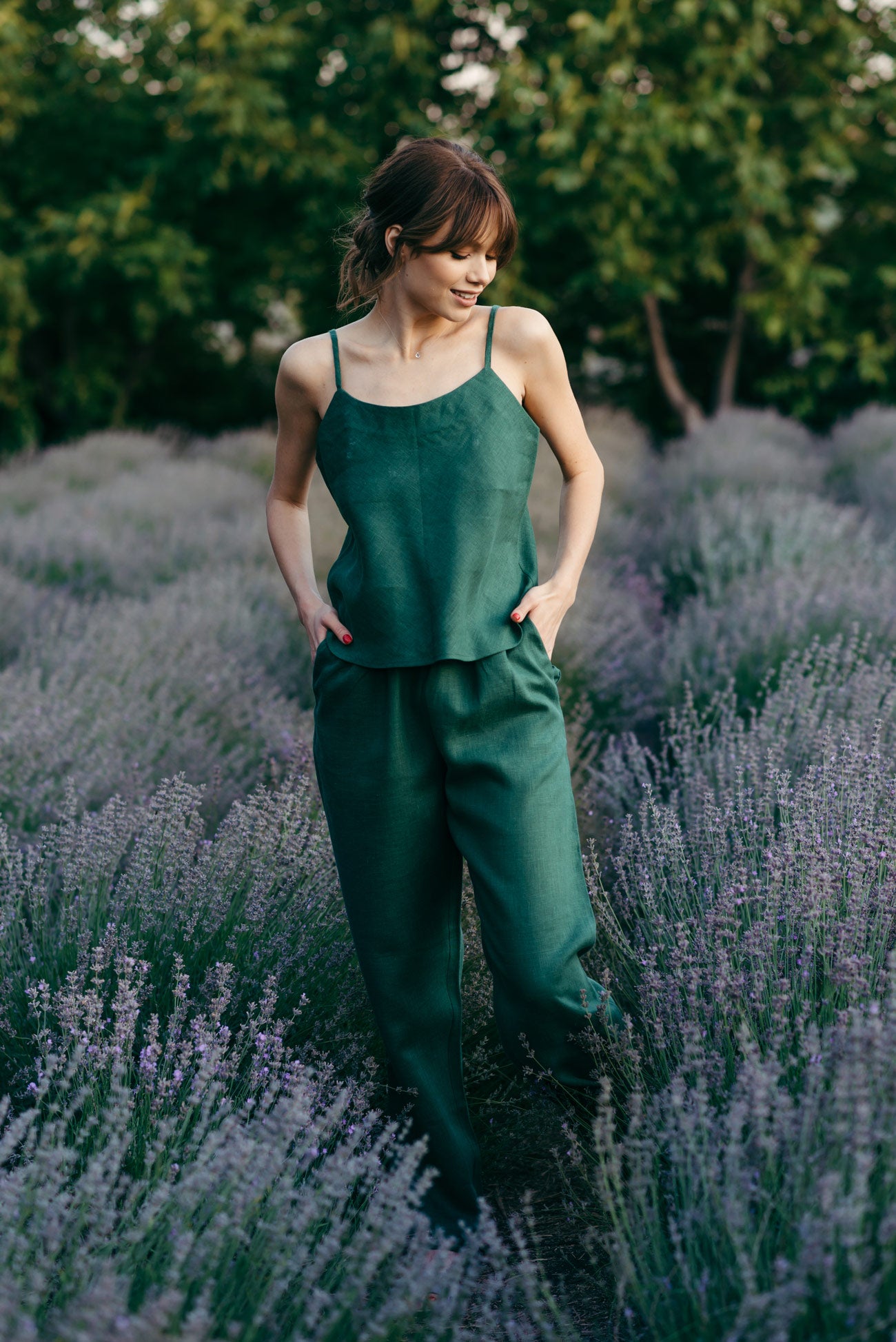 Washed Linen Pyjama Set