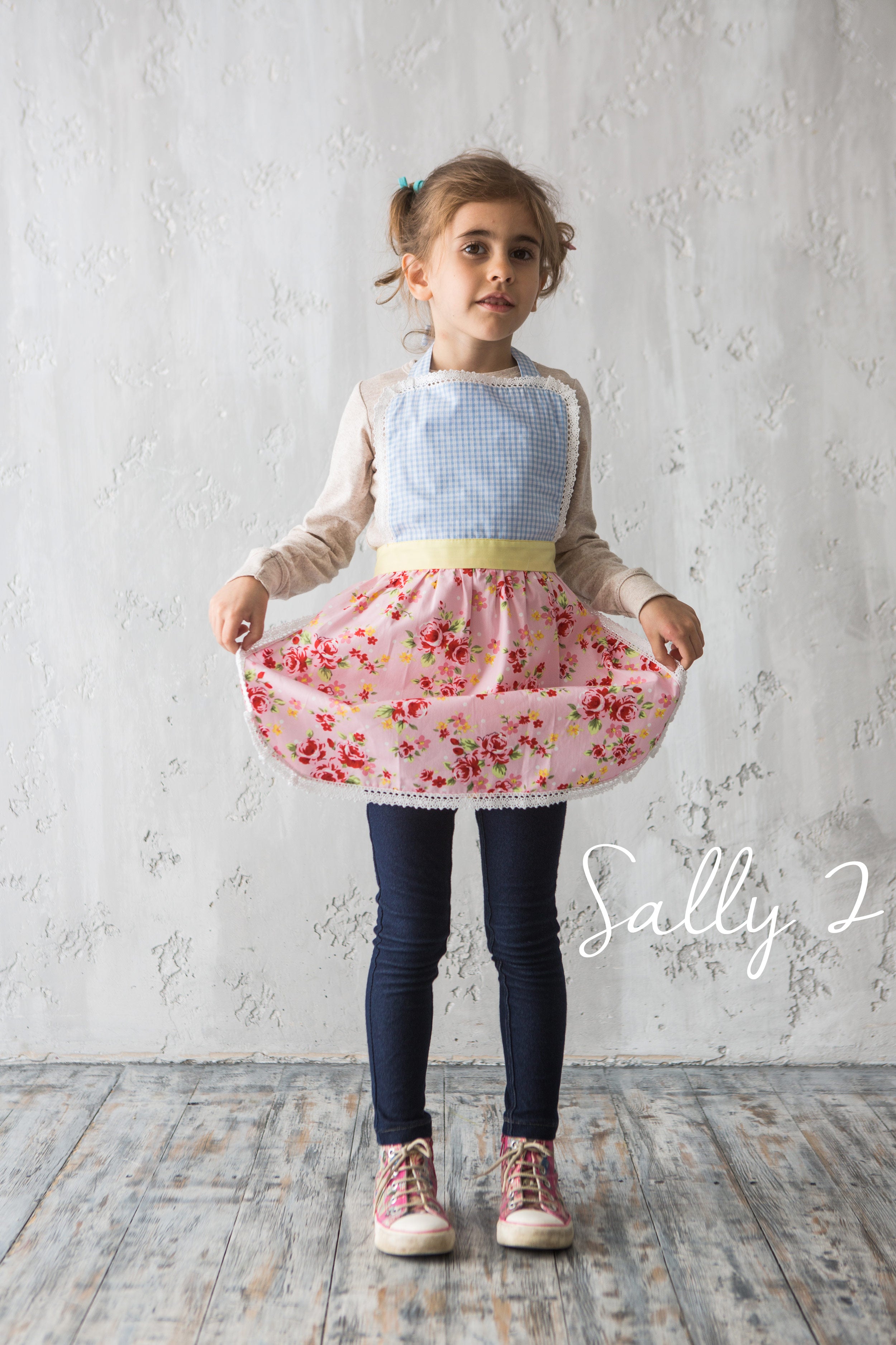 Kids’ Personalised Aprons | Pink Prints, Stripes and Florals