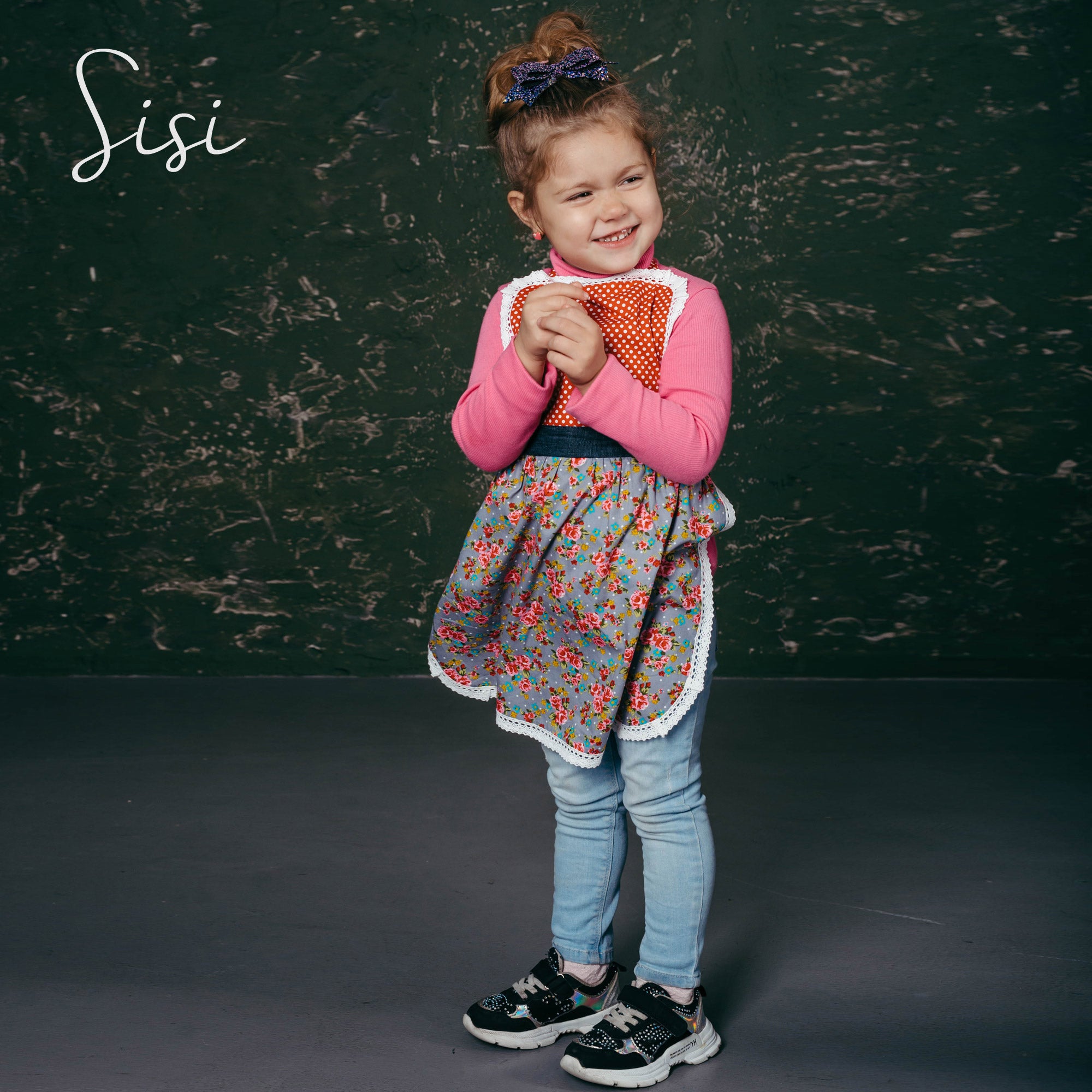 Kids’ Personalised Aprons | Reds Prints, Polka Dots and Florals