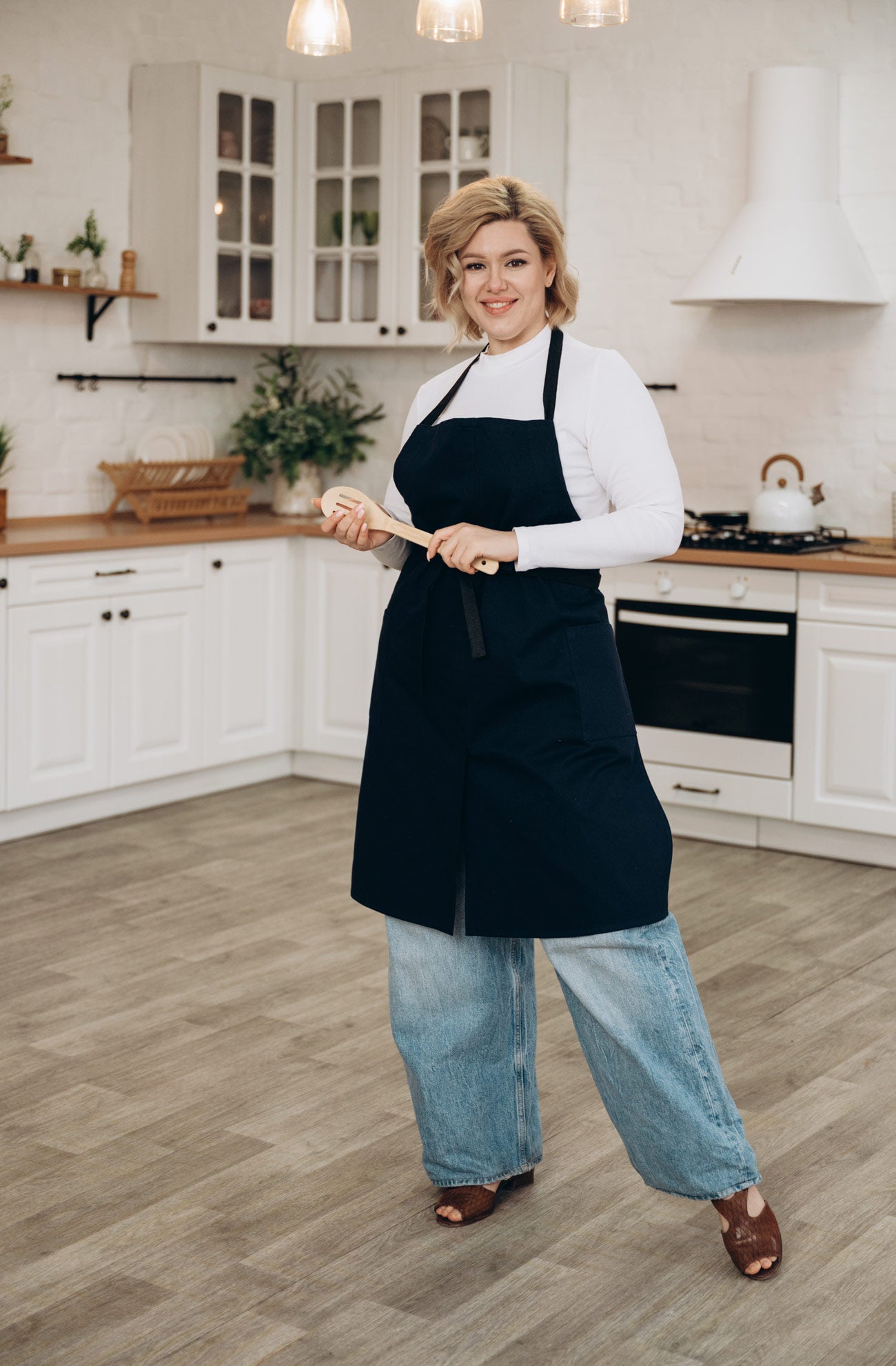 Natural Linen Artist Apron
