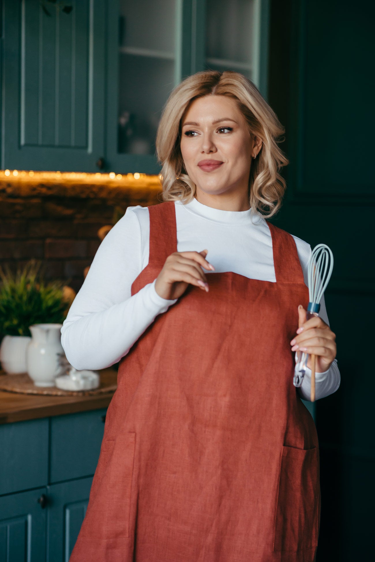 Linen Smock Apron | Regular & XL Sizes