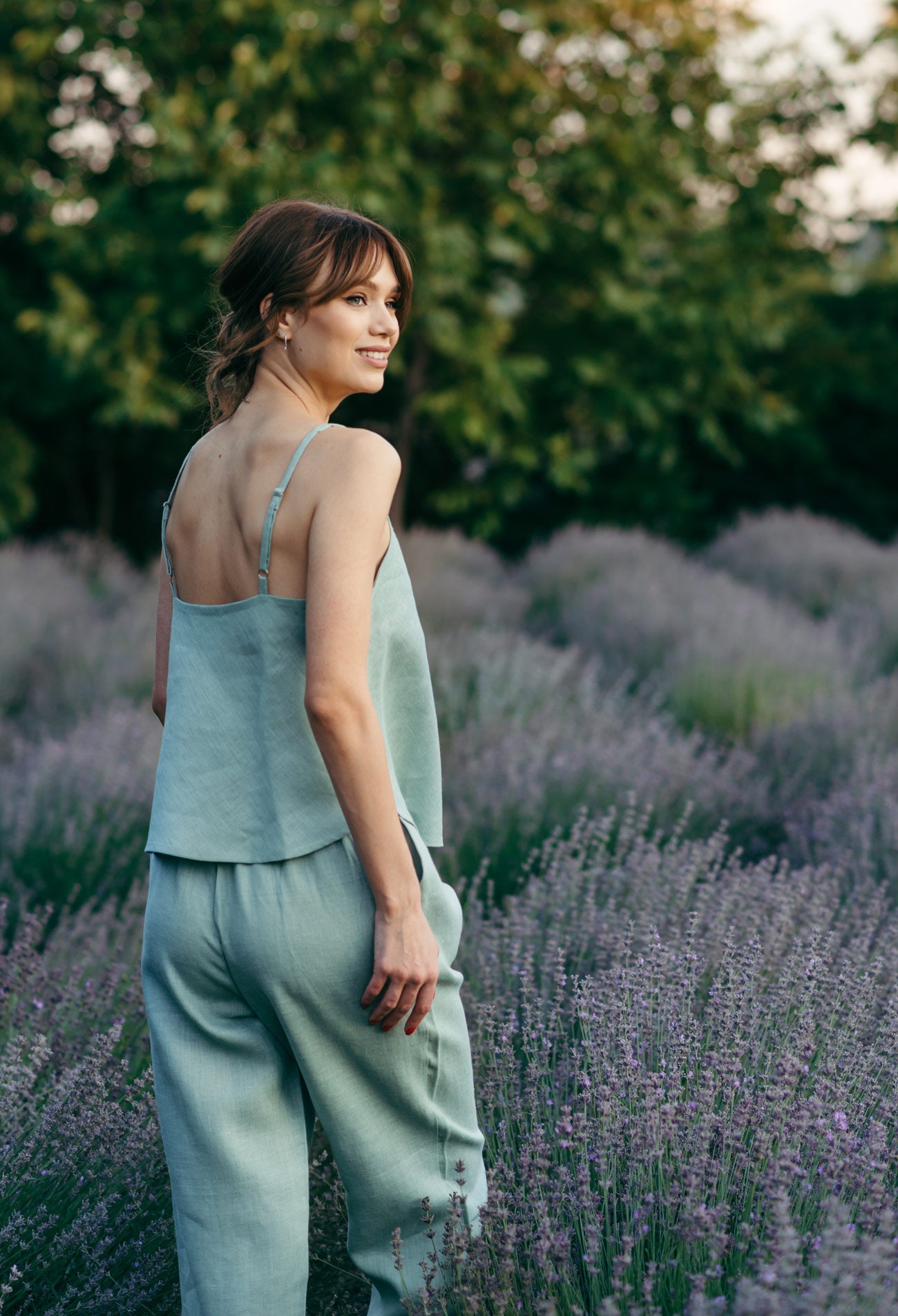 Linen Loungewear Set