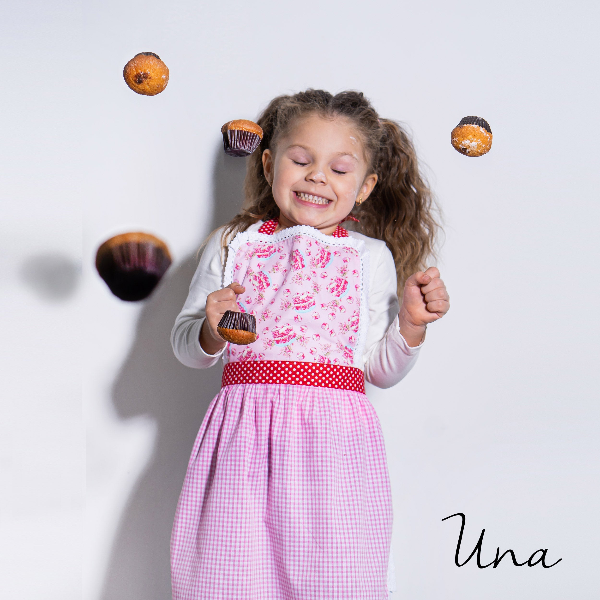 Kids’ Personalised Aprons | Pink Prints, Stripes and Florals