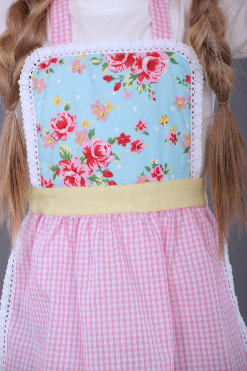 Kids' Personalised Aprons | Blue, Navy & Turquoise Prints