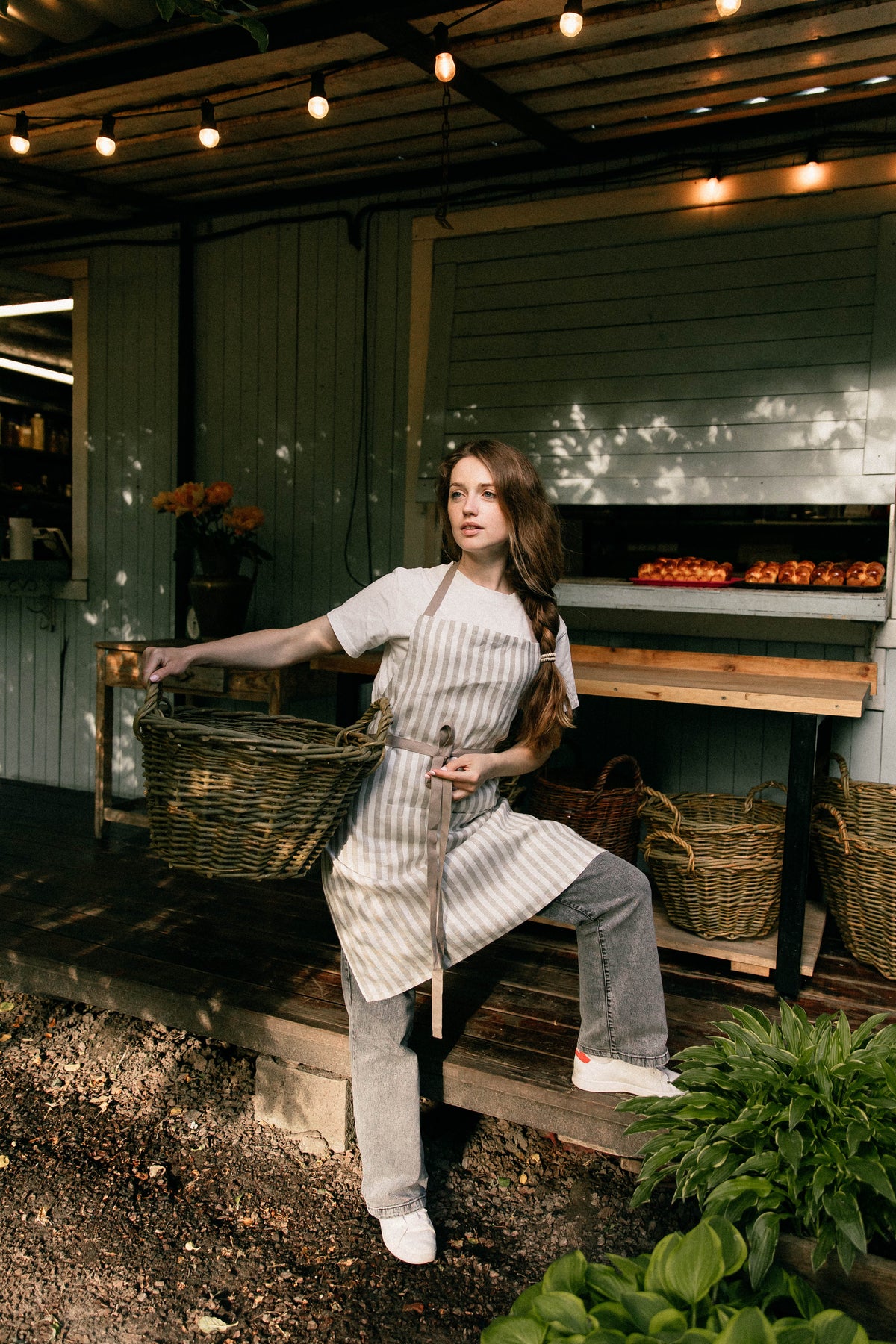 Classic Linen Chef Aprons