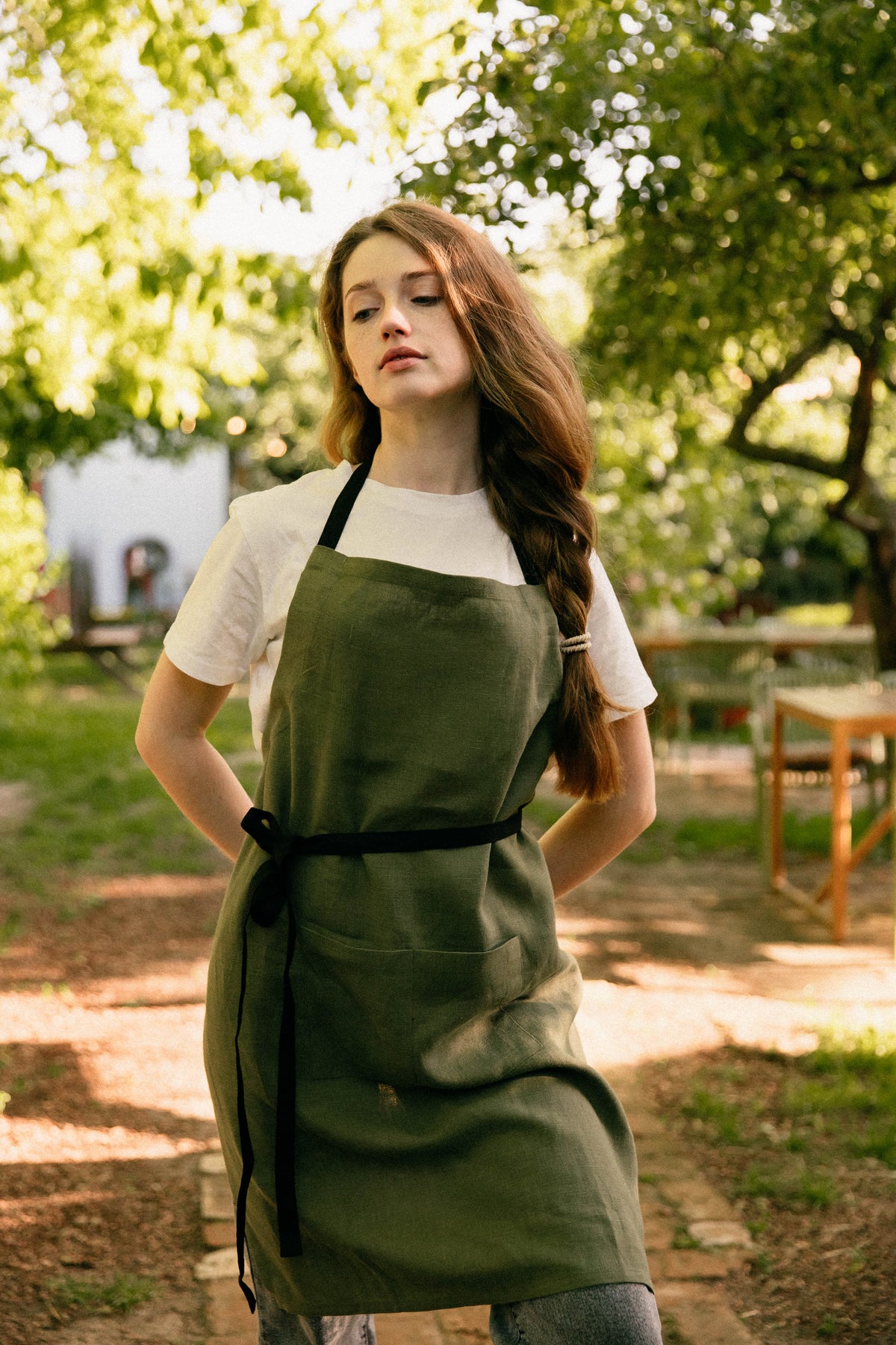 Classic Linen Chef Aprons