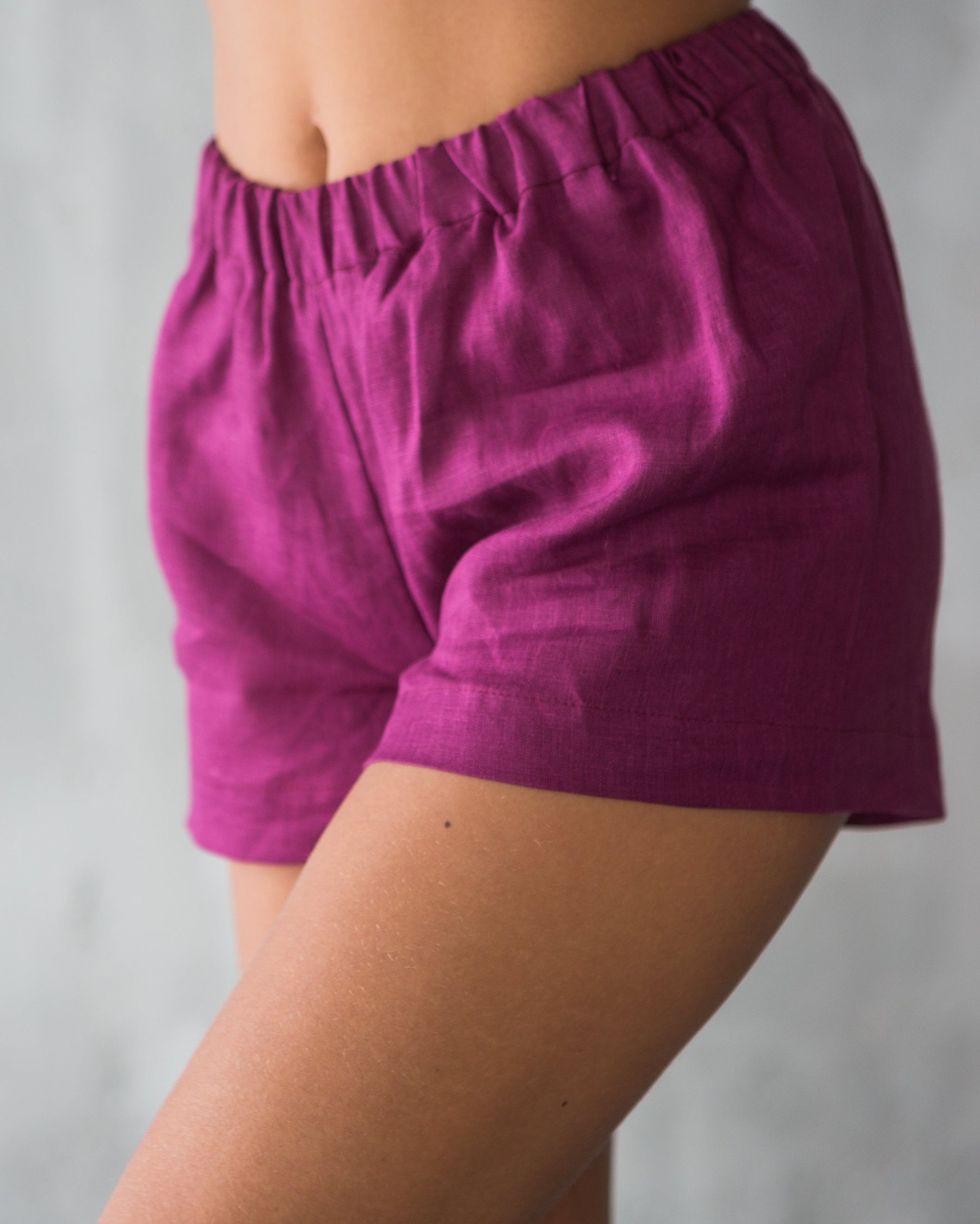 Linen Pyjama Shorts | Multiple Colours
