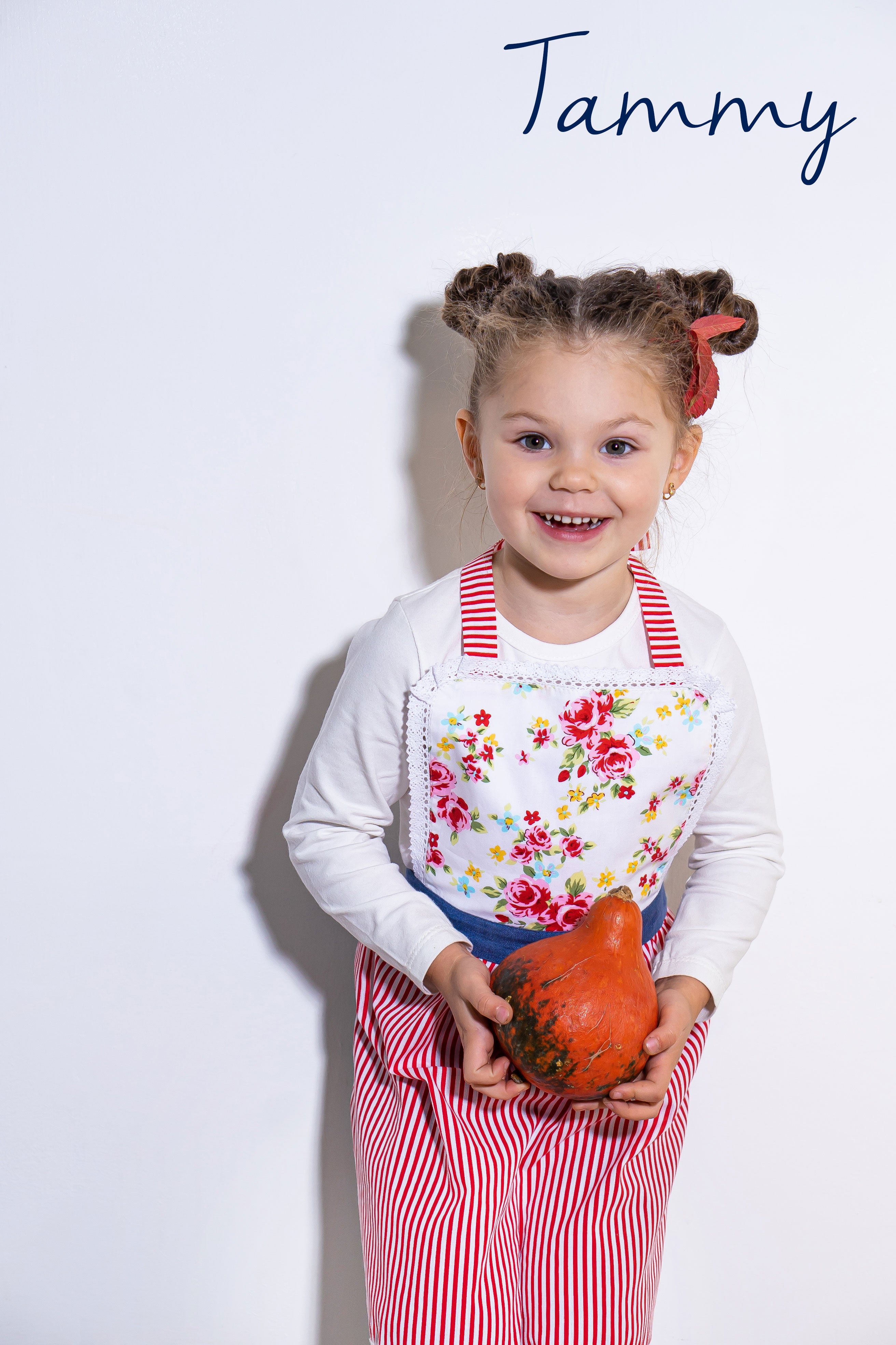 Kids’ Personalised Aprons | Pink Prints, Stripes and Florals