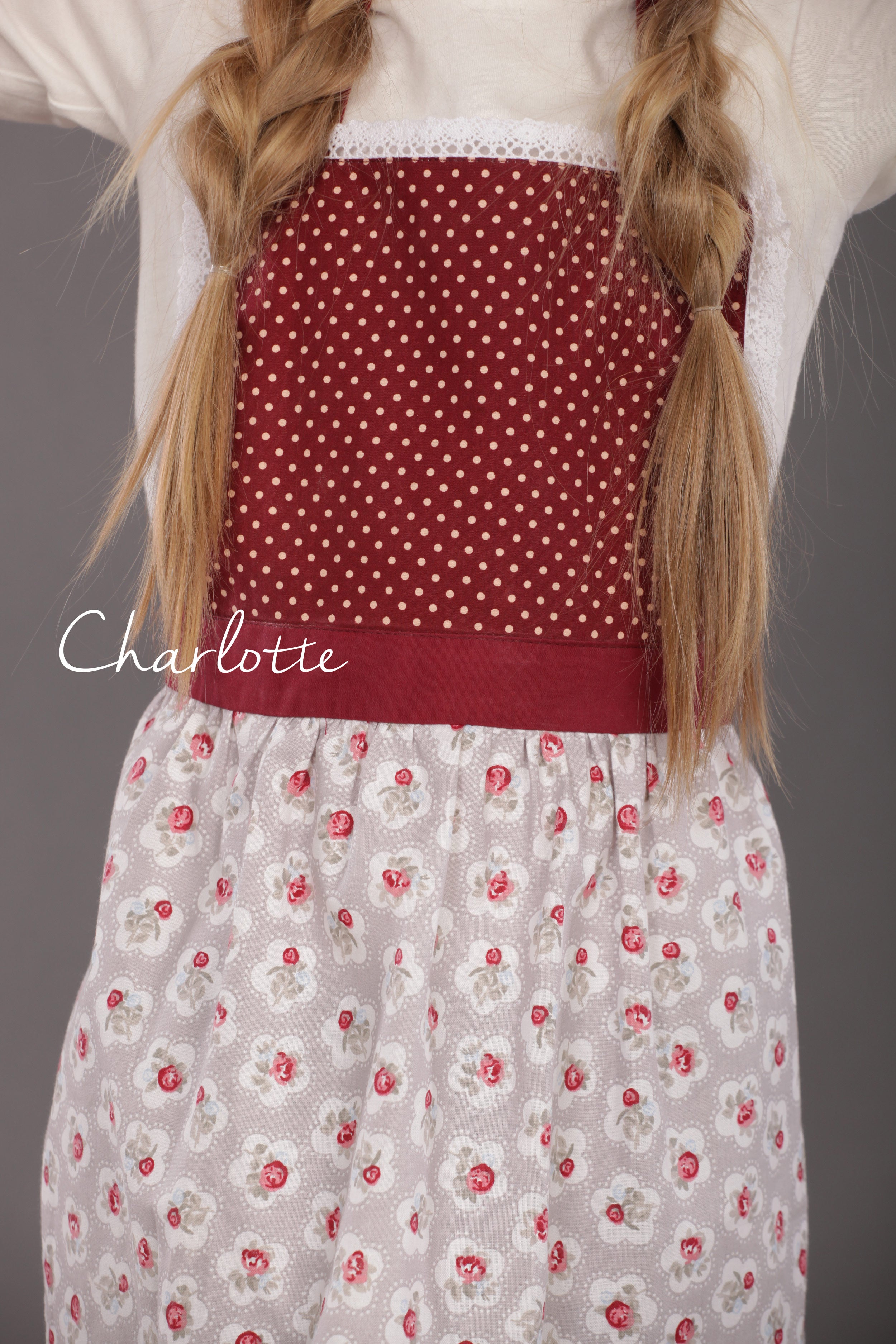 Kids’ Personalised Aprons | Reds Prints, Polka Dots and Florals