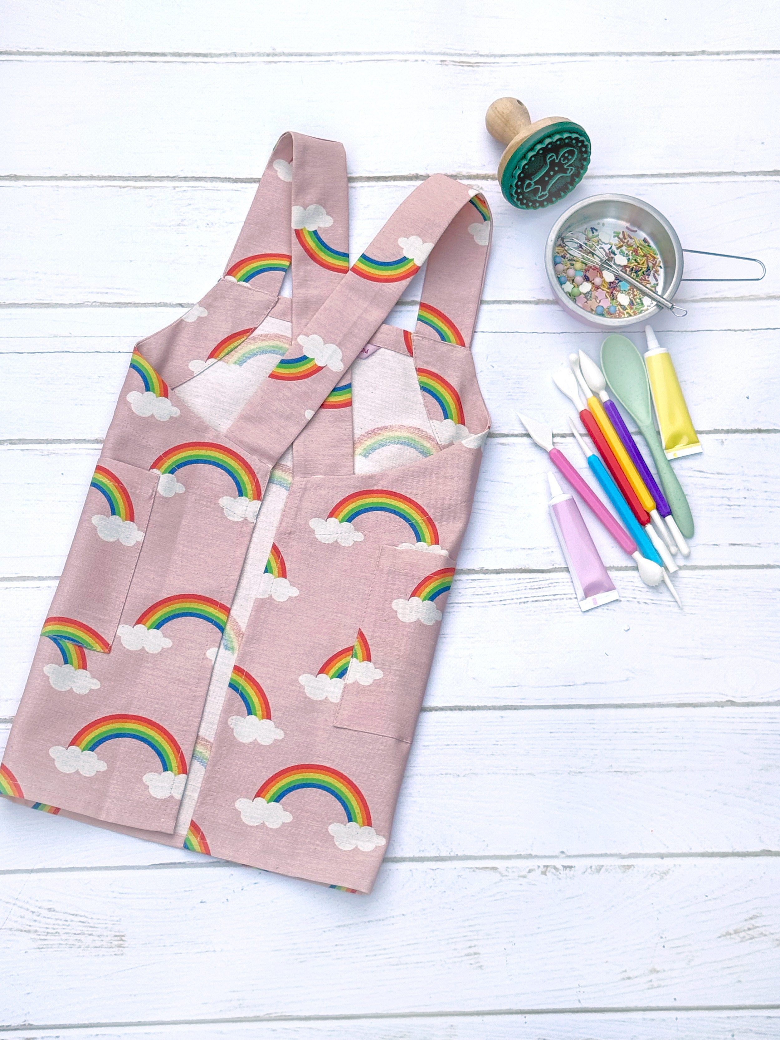 Kids Aprons | Printed Pinafore Aprons for Children