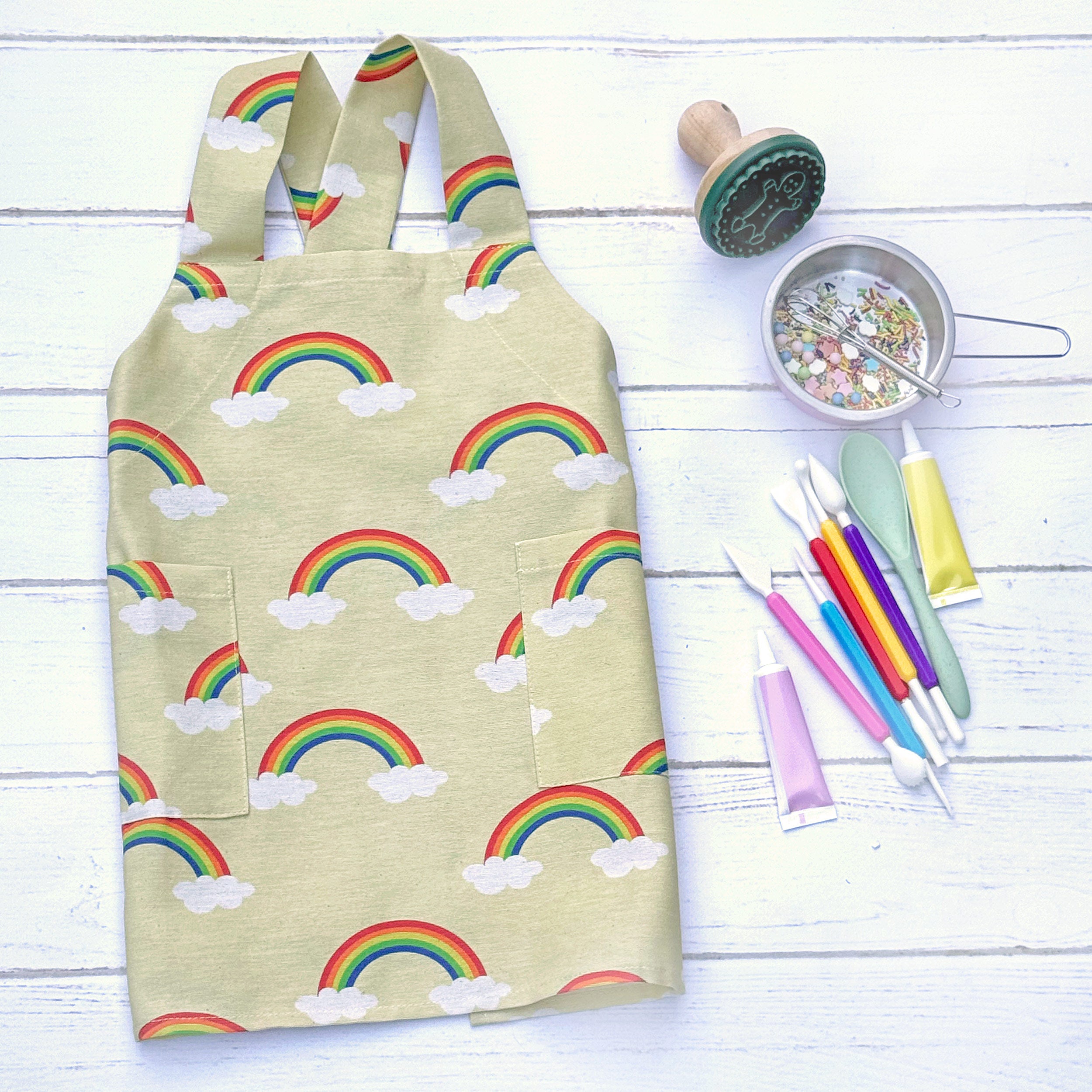 Kids Aprons | Printed Pinafore Aprons for Children