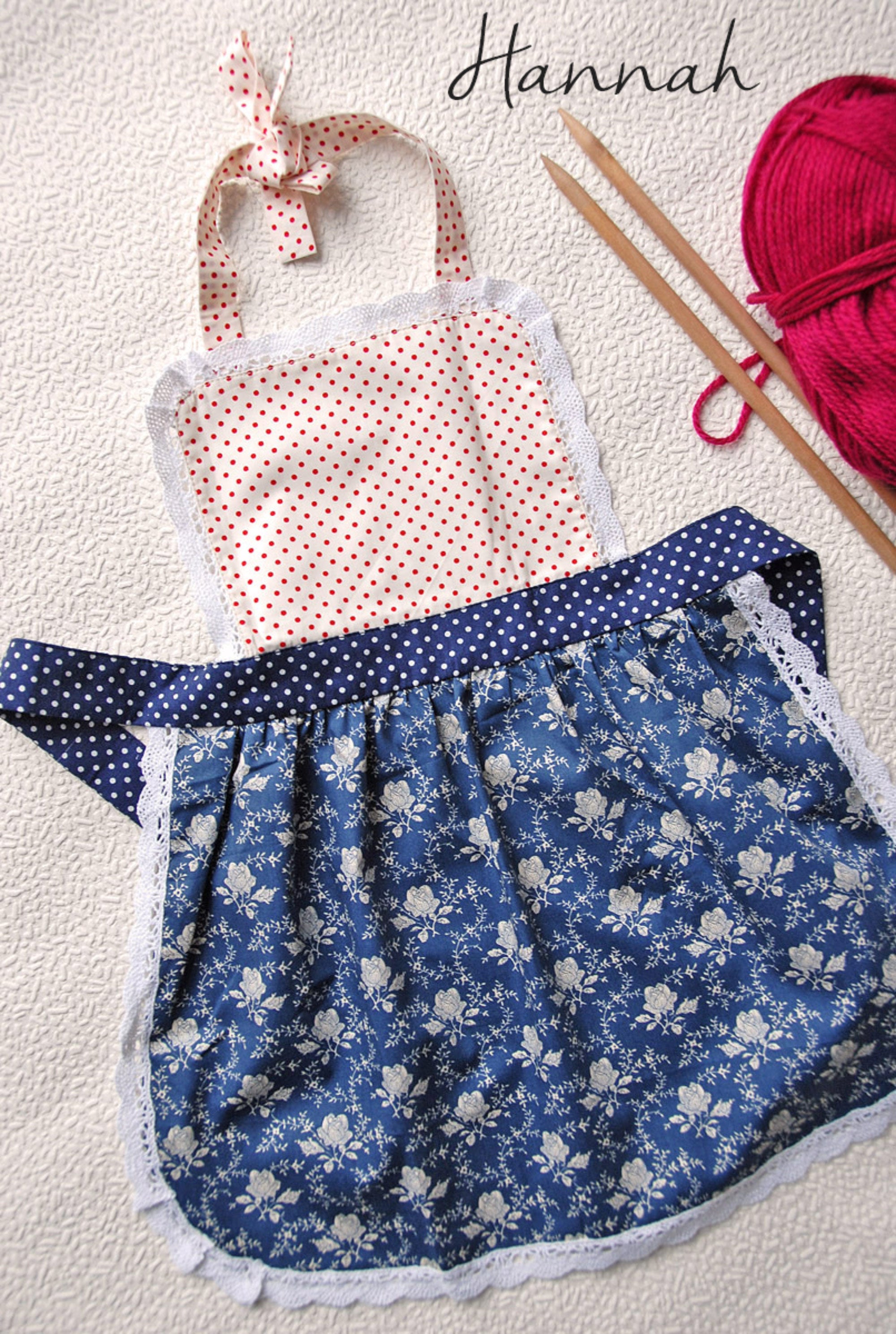 Kids’ Personalised Aprons | Reds Prints, Polka Dots and Florals