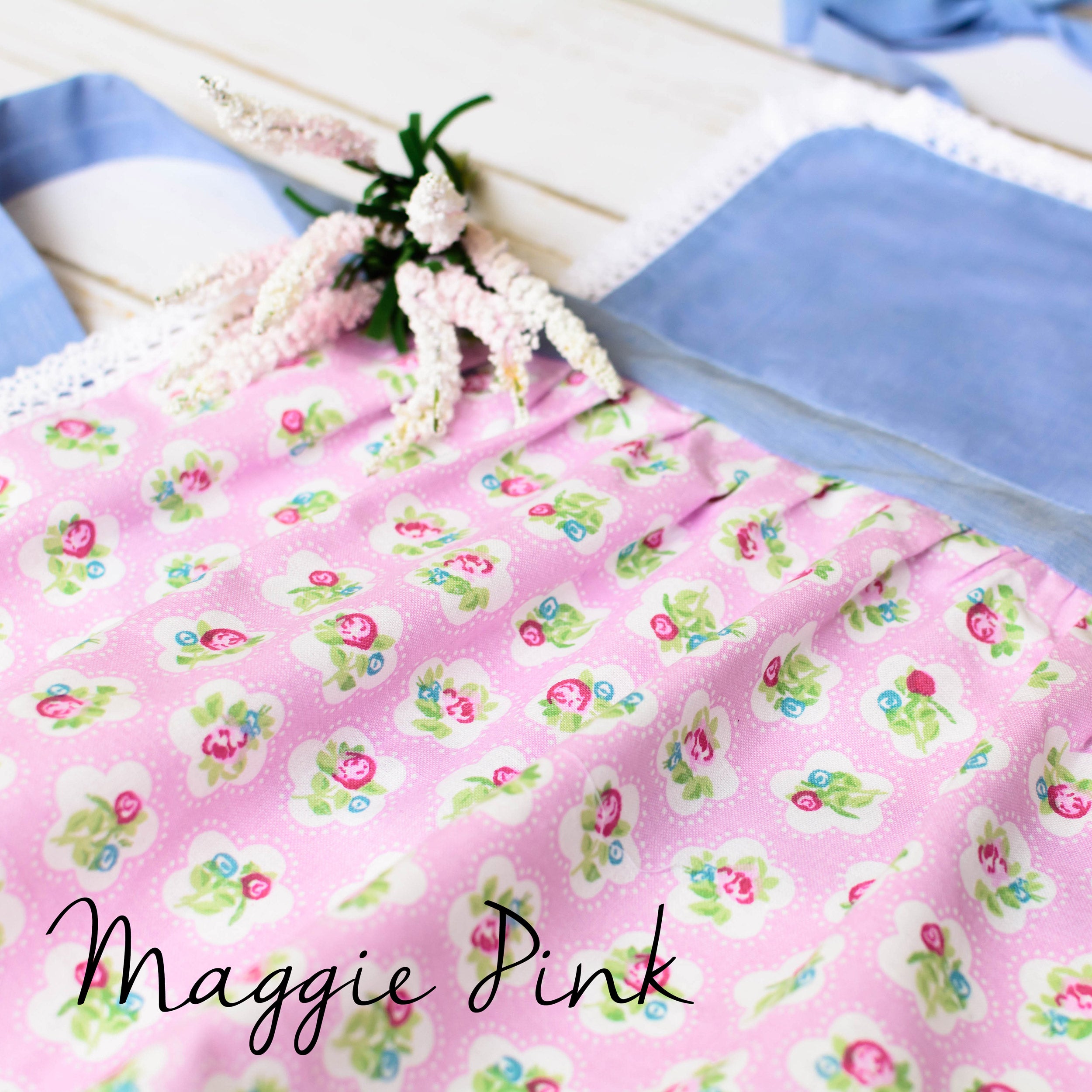 Kids’ Personalised Aprons | Pink Prints, Stripes and Florals