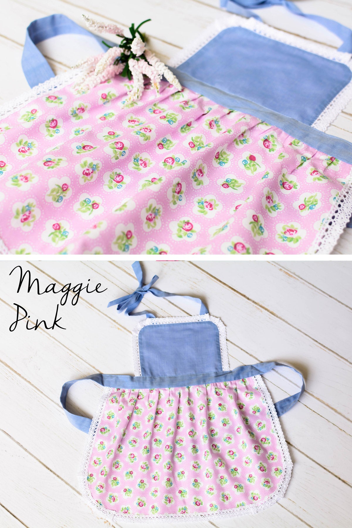 Kids' Personalised Aprons | Blue, Navy & Turquoise Prints