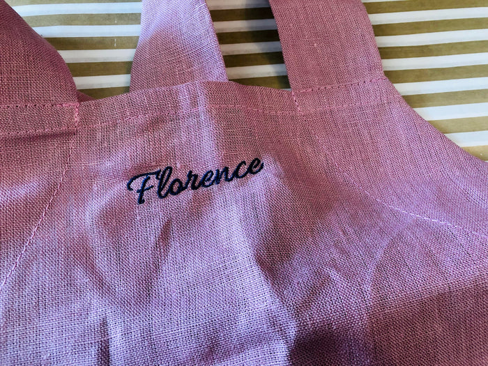 Customer wearing Personalise with Embroidery | Add Text or Monogram