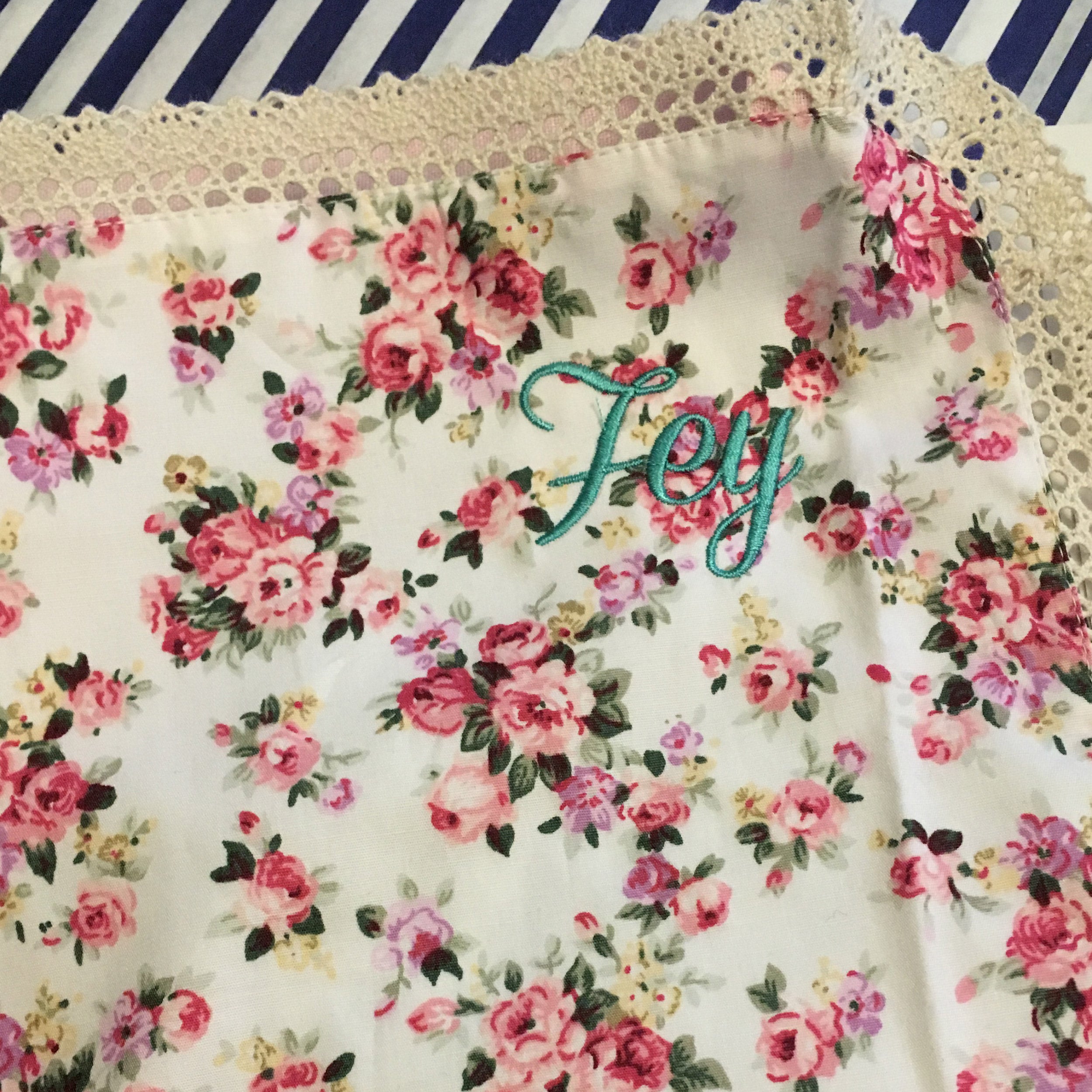 Kids’ Personalised Aprons | Pink Prints, Stripes and Florals