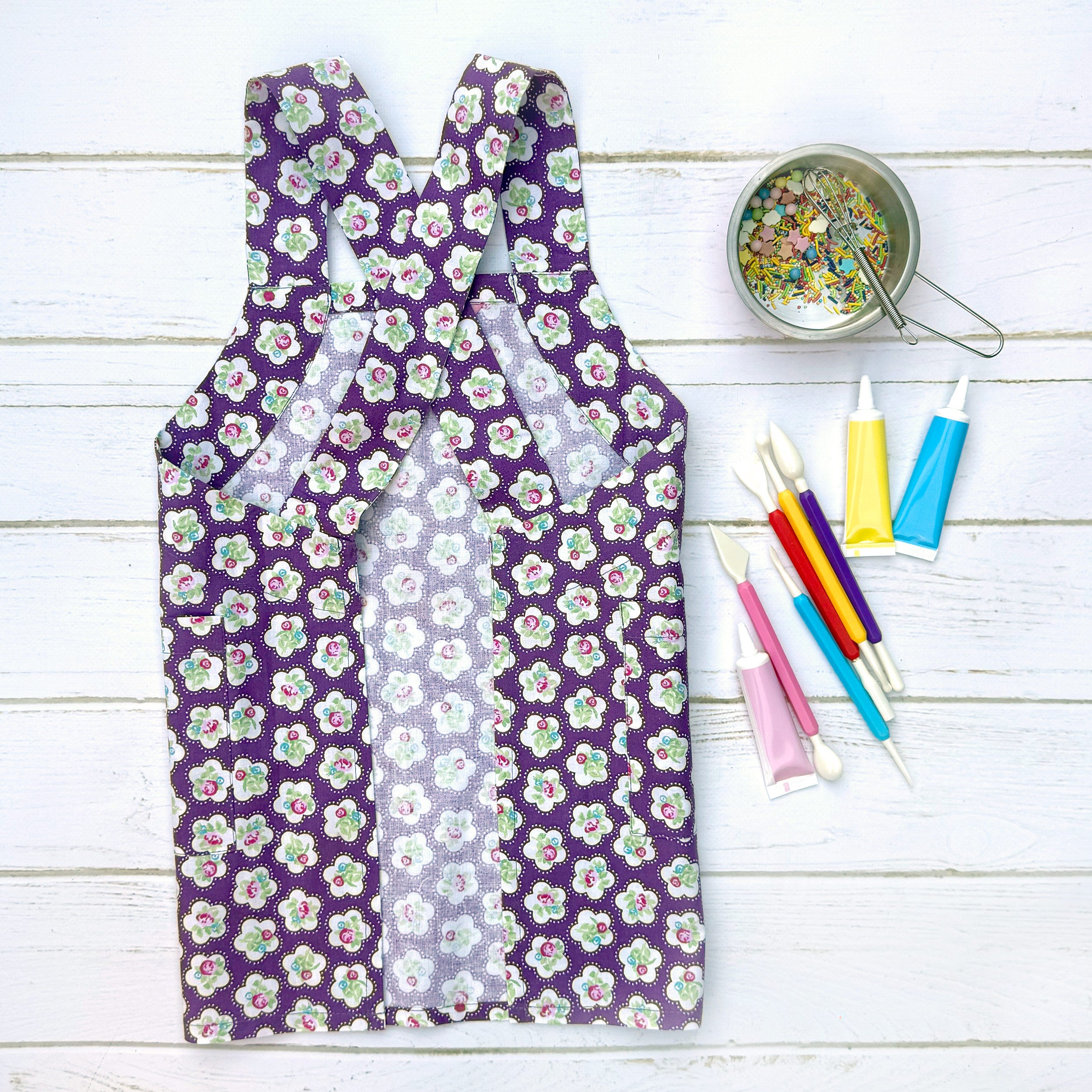 Kids Aprons | Printed Pinafore Aprons for Children