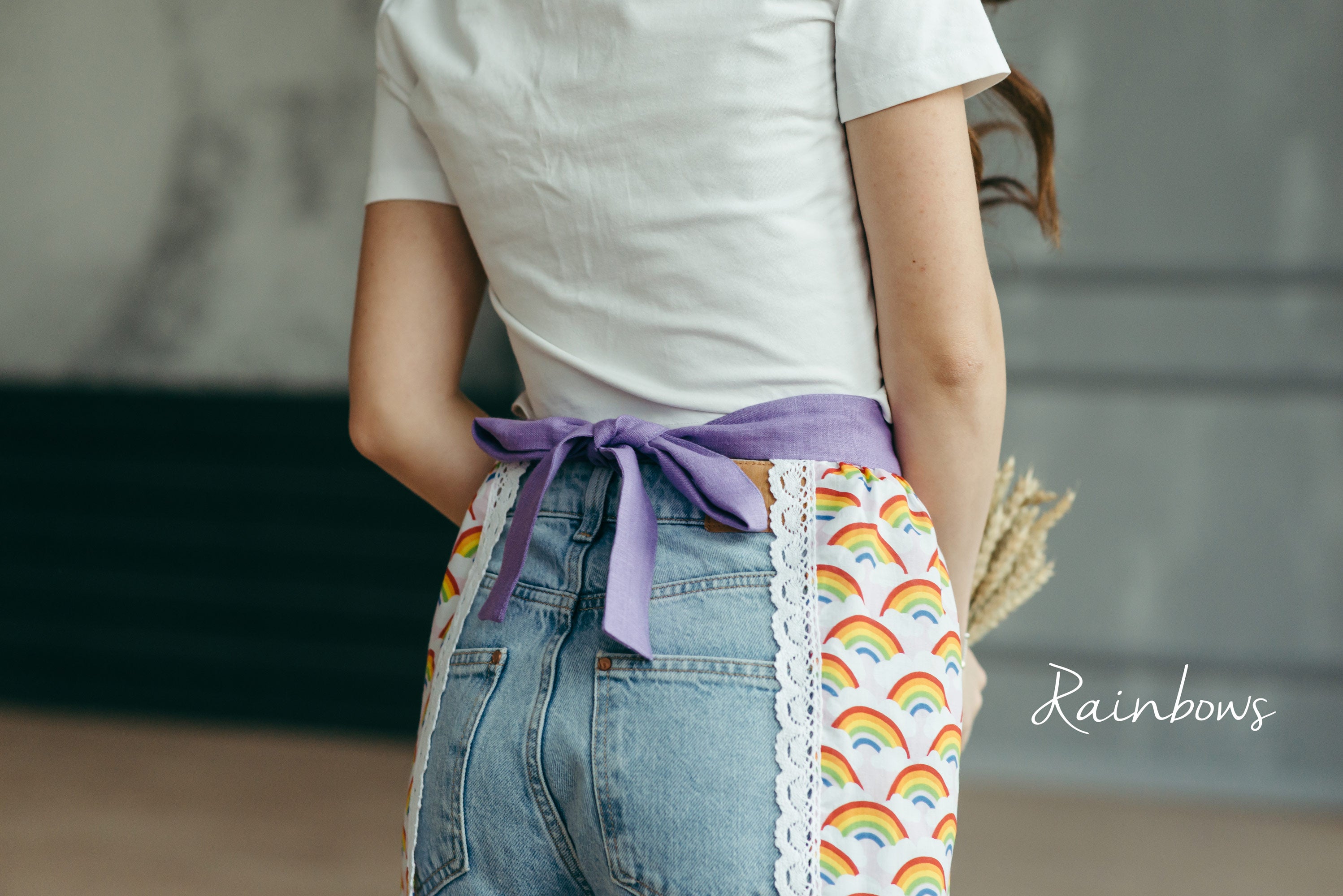 Kids’ Personalised Aprons | Pink Prints, Stripes and Florals