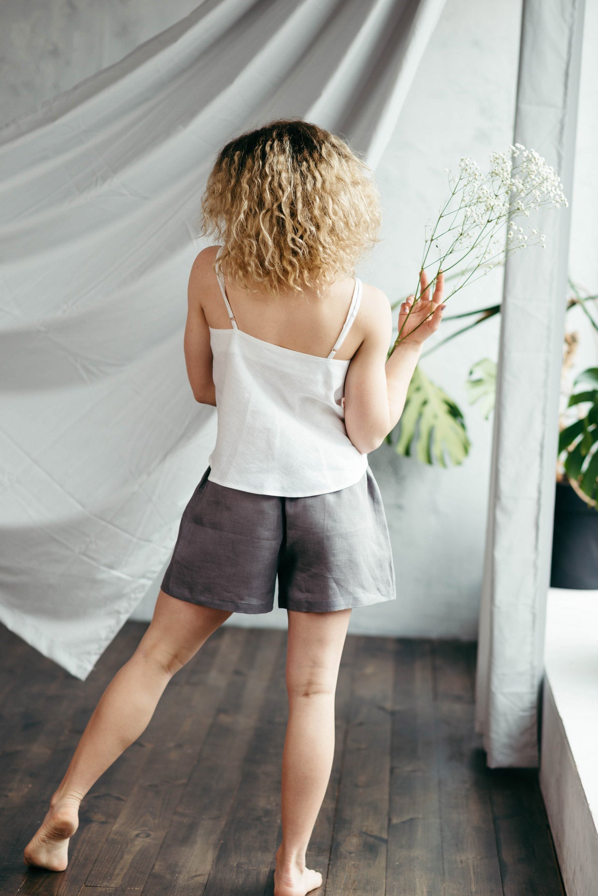 Linen Pyjama Shorts | Multiple Colours