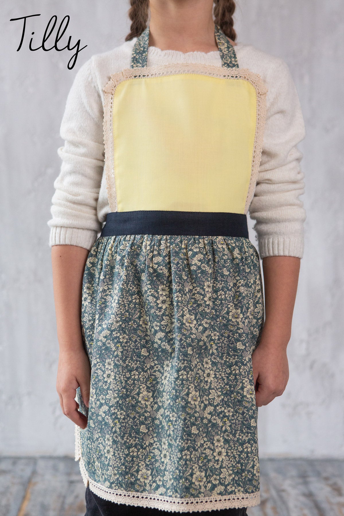 Kids' Personalised Aprons | Blue, Navy & Turquoise Prints