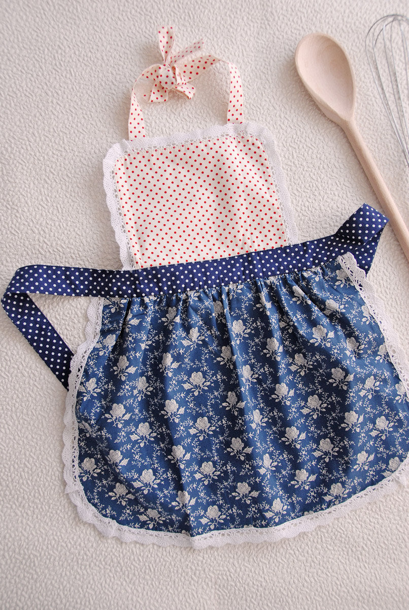 Kids' Personalised Aprons | Blue, Navy & Turquoise Prints